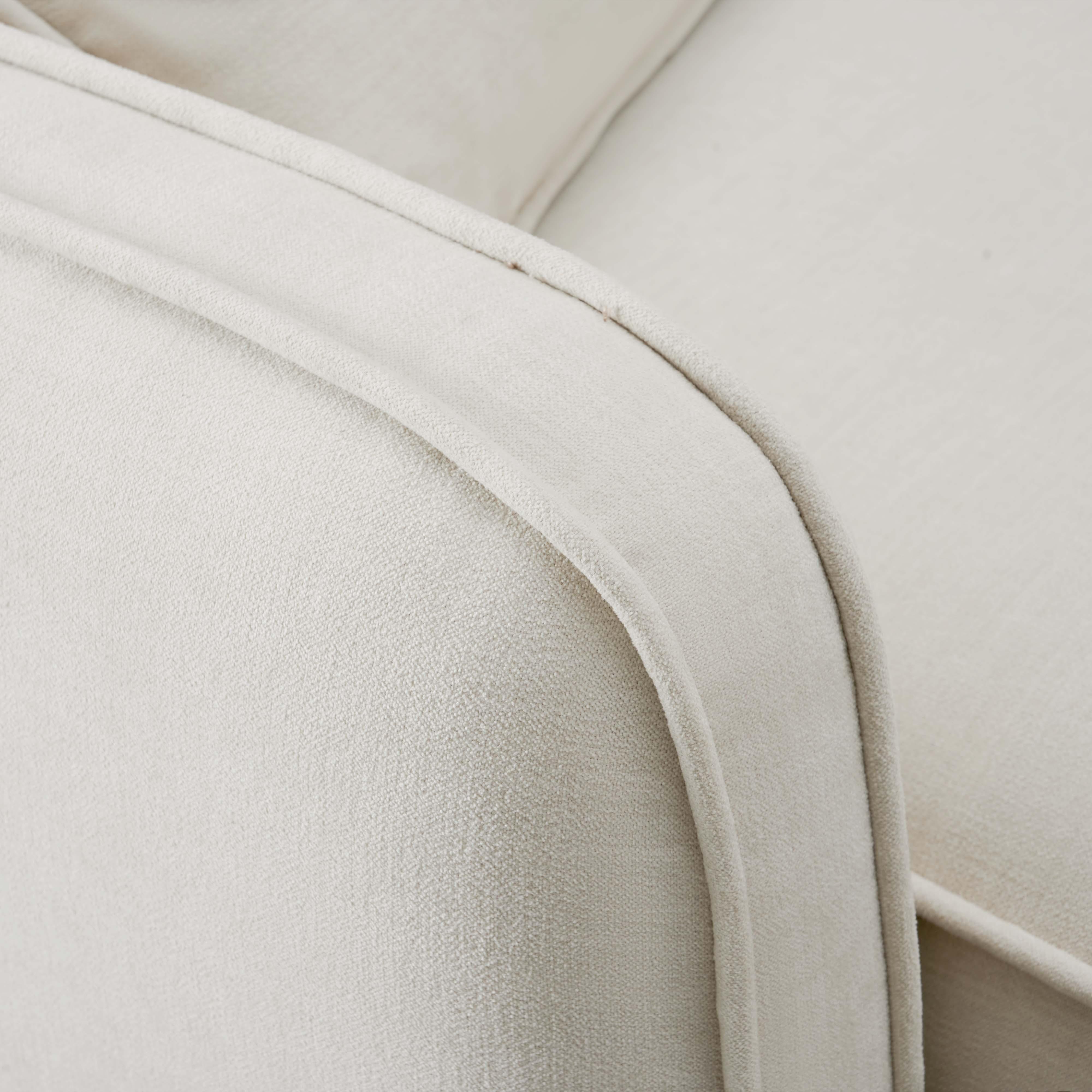 Travie Sand Upcycled Linen Modular L-Sectional