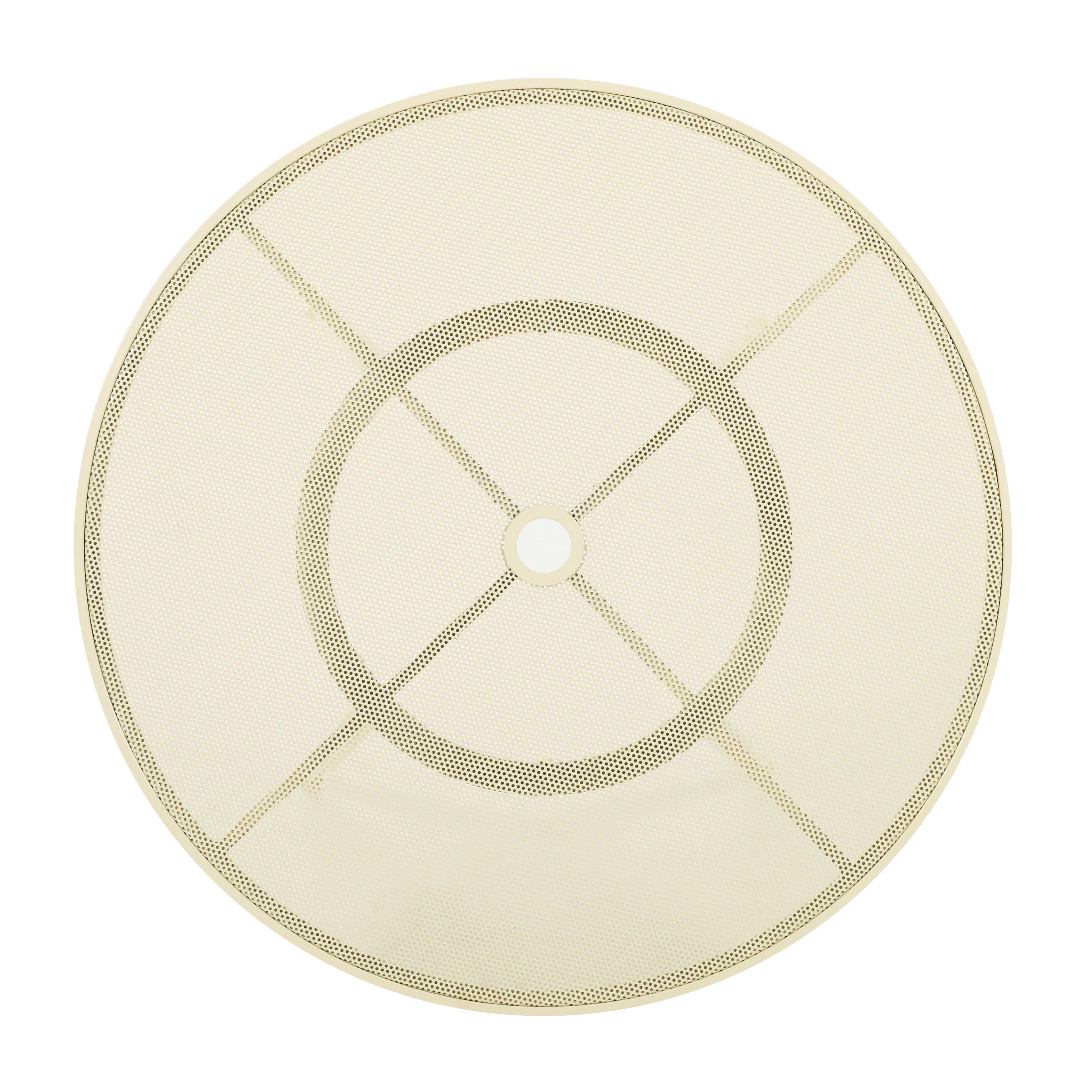 Erica Cream Wrought Iron Outdoor Cafe Table