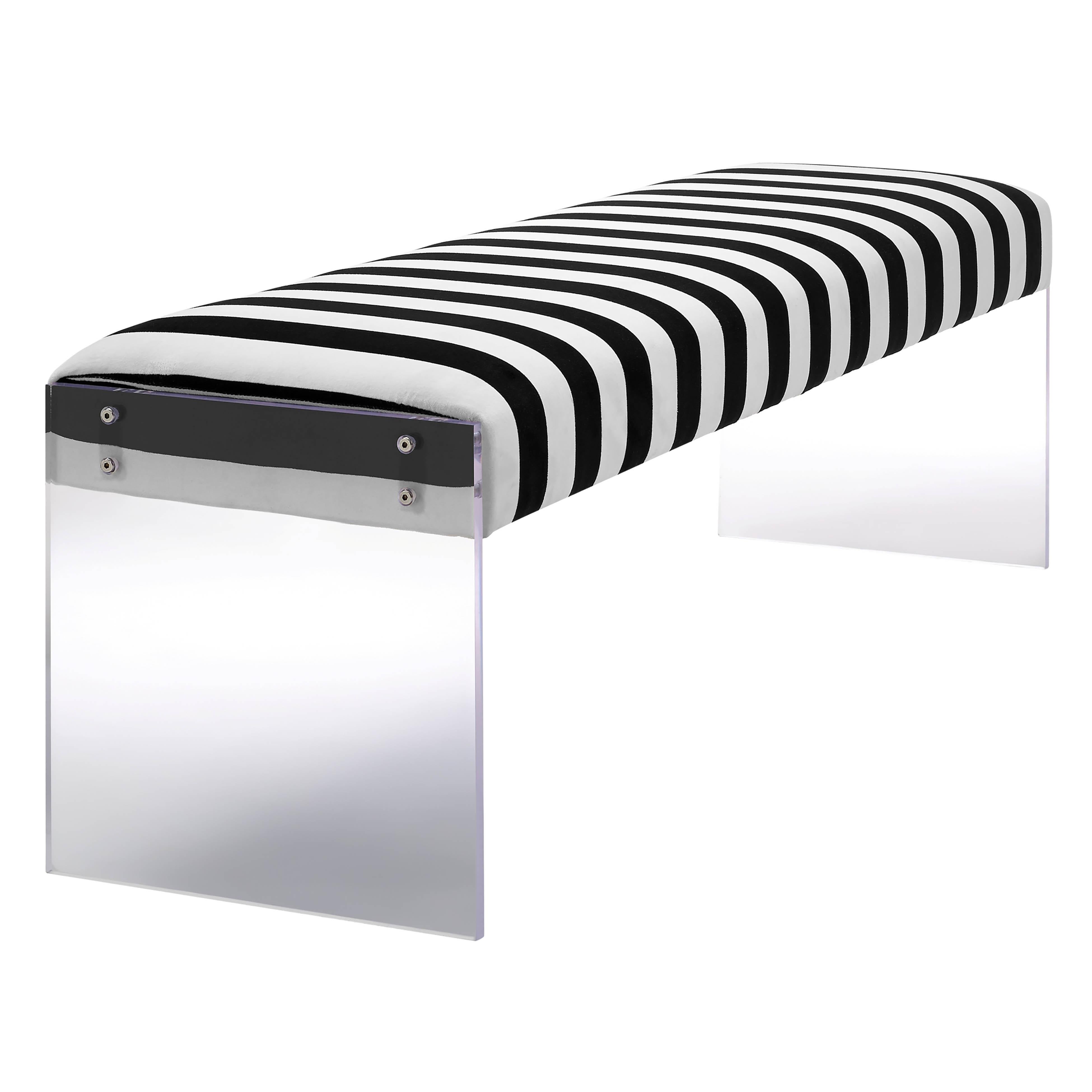 Envy Paris Velvet/Acrylic Bench - UK