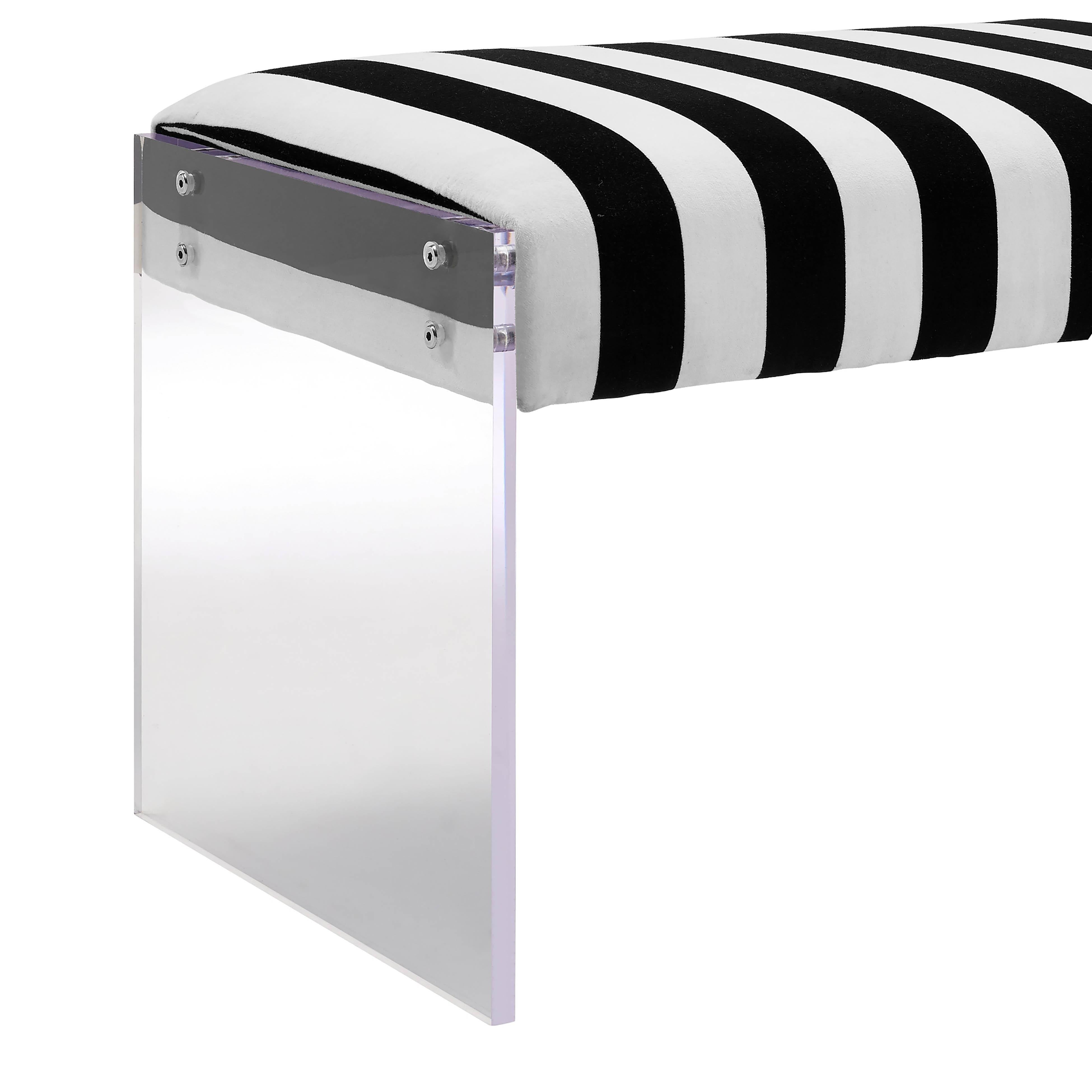 Envy Paris Velvet/Acrylic Bench - UK