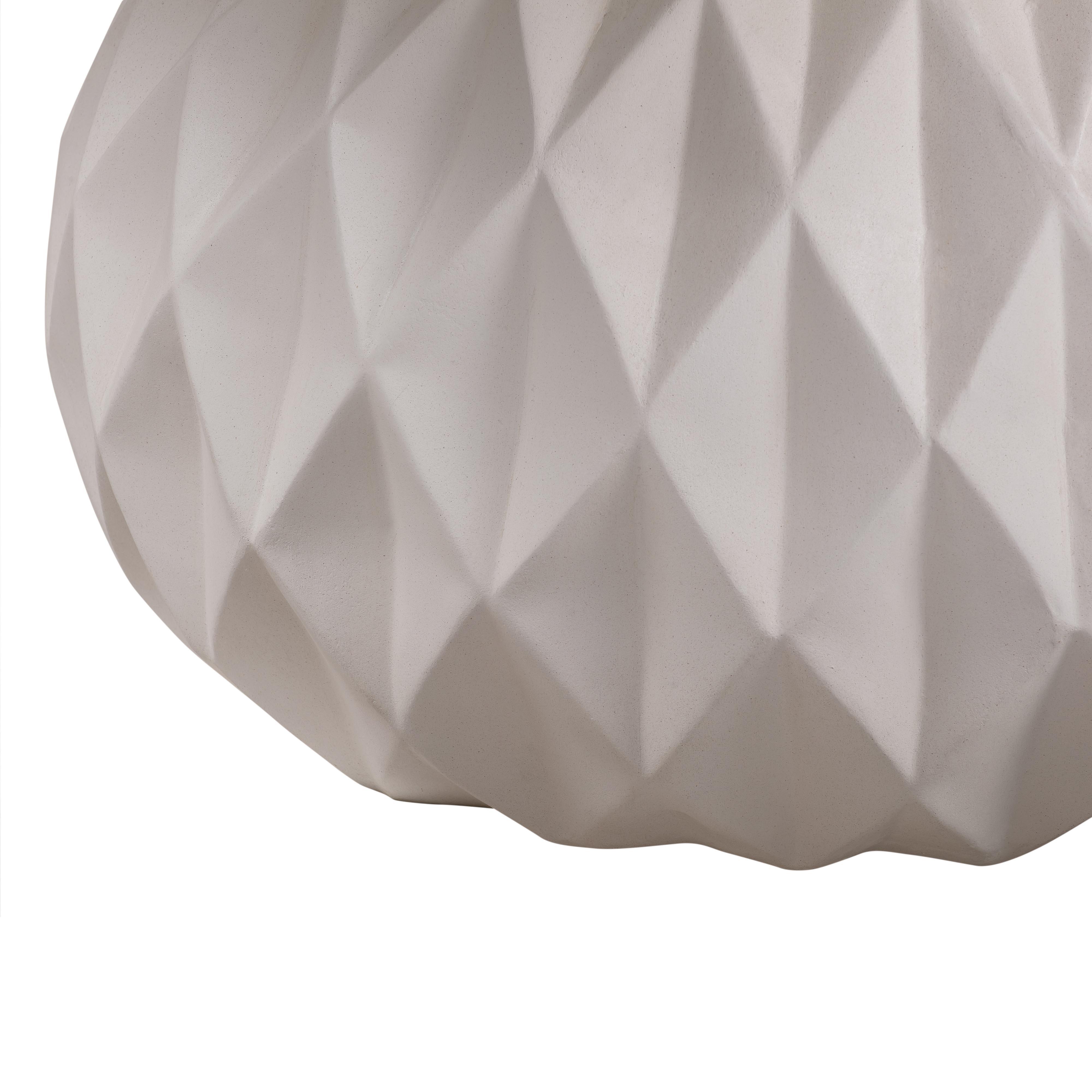 Tulum Ivory Concrete Dining Table - UK