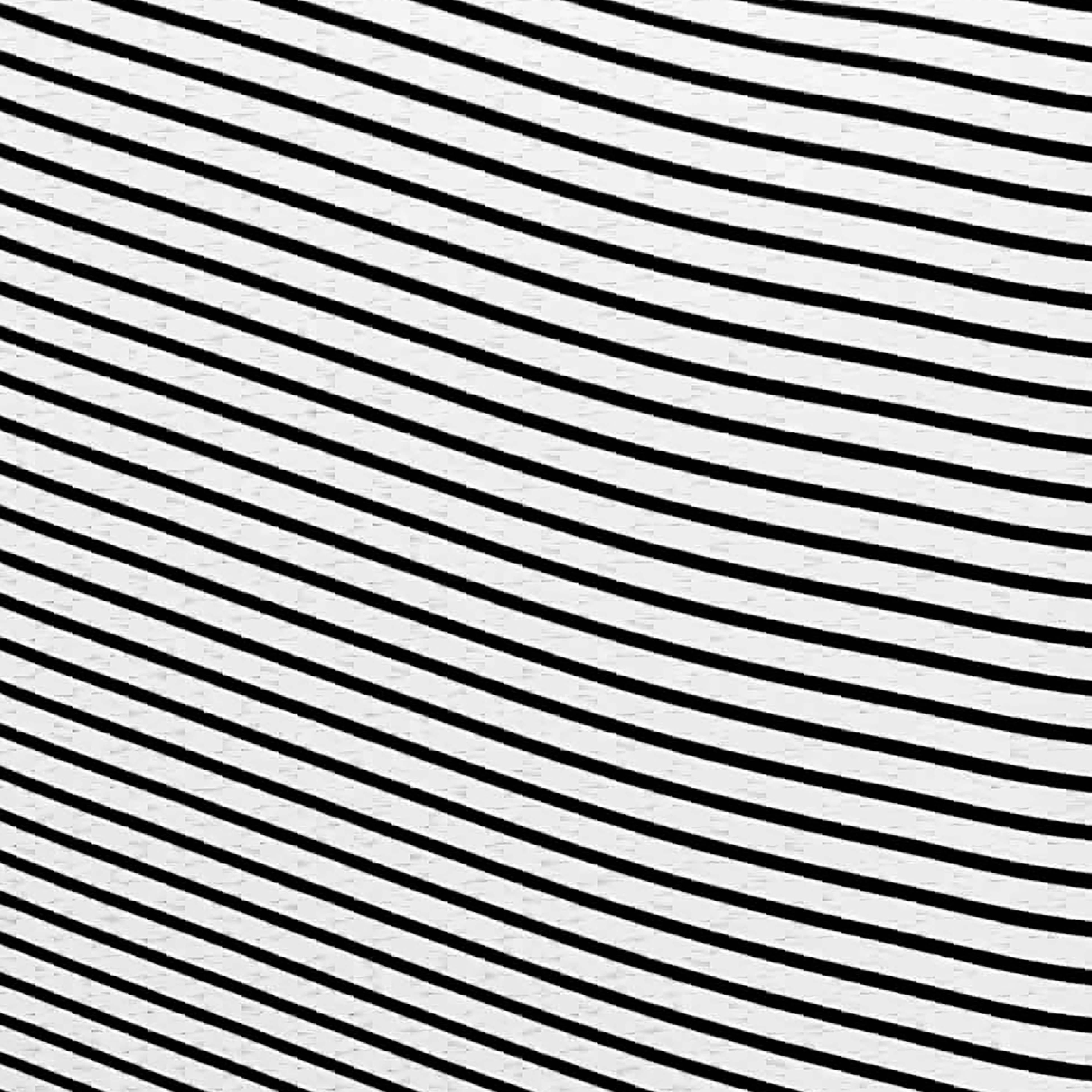 Saint Tropez Pearl and Black Striped Stuffed Outdoor Armchair - UK