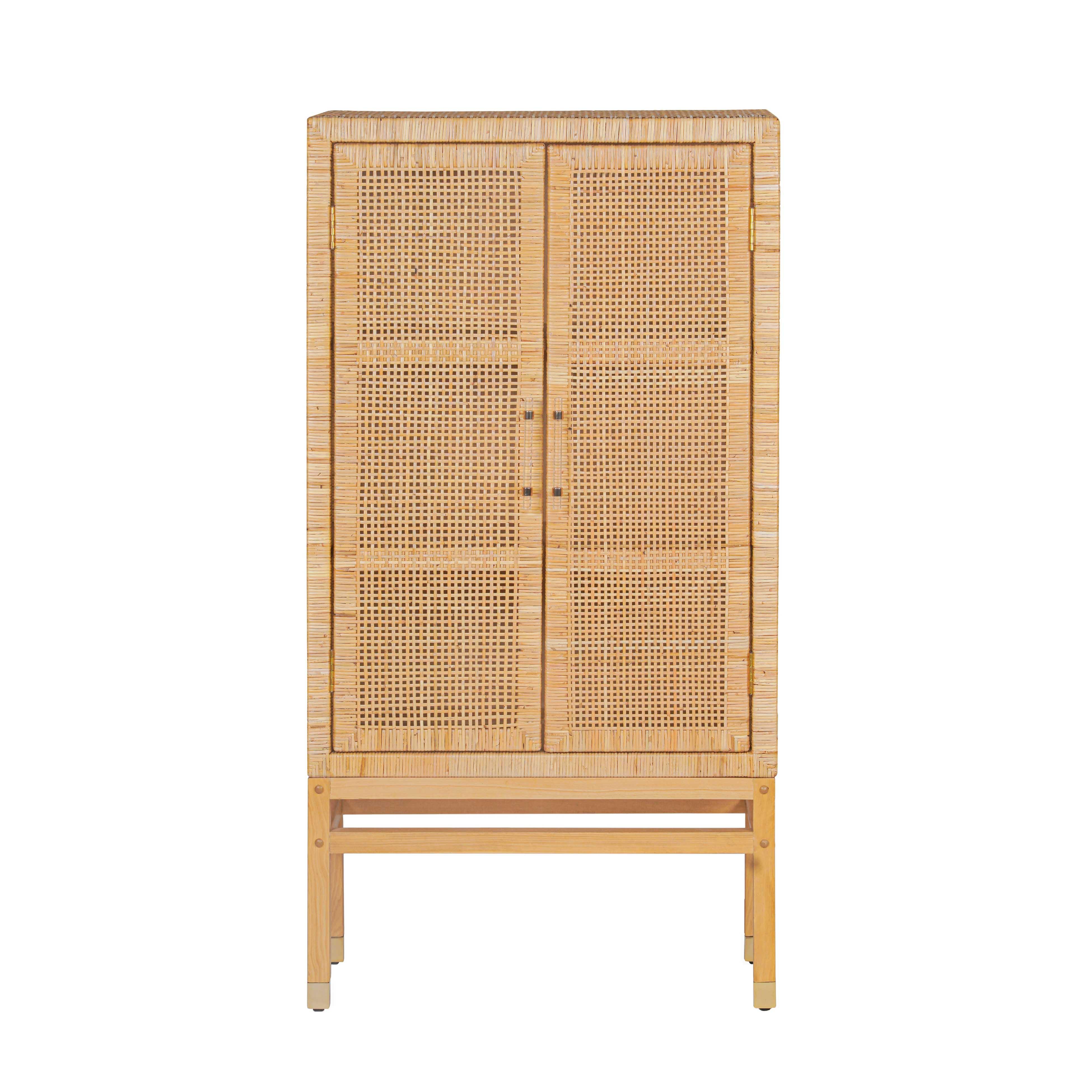 Amara Natural Woven Rattan Cabinet