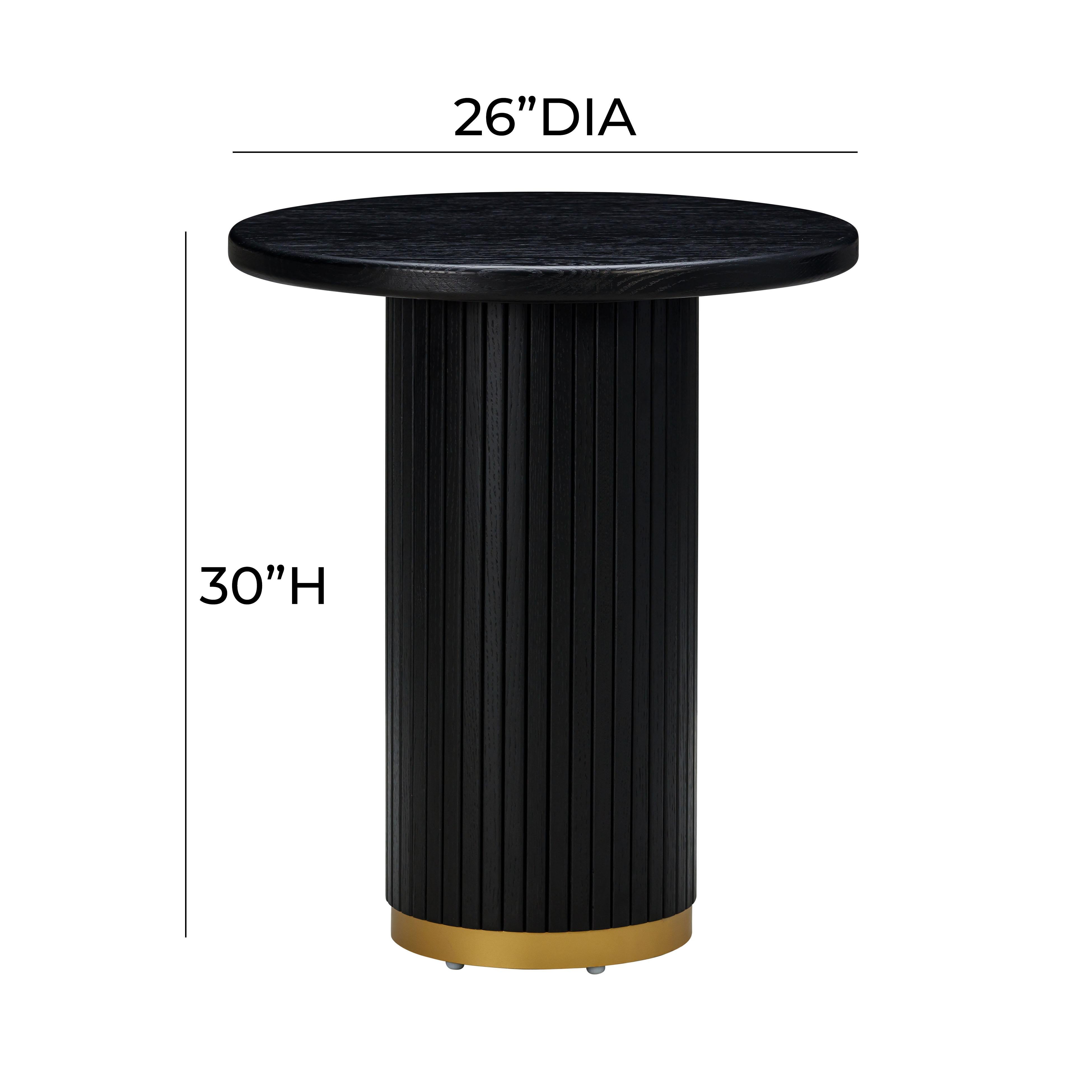 Chelsea Black Oak Entry Table