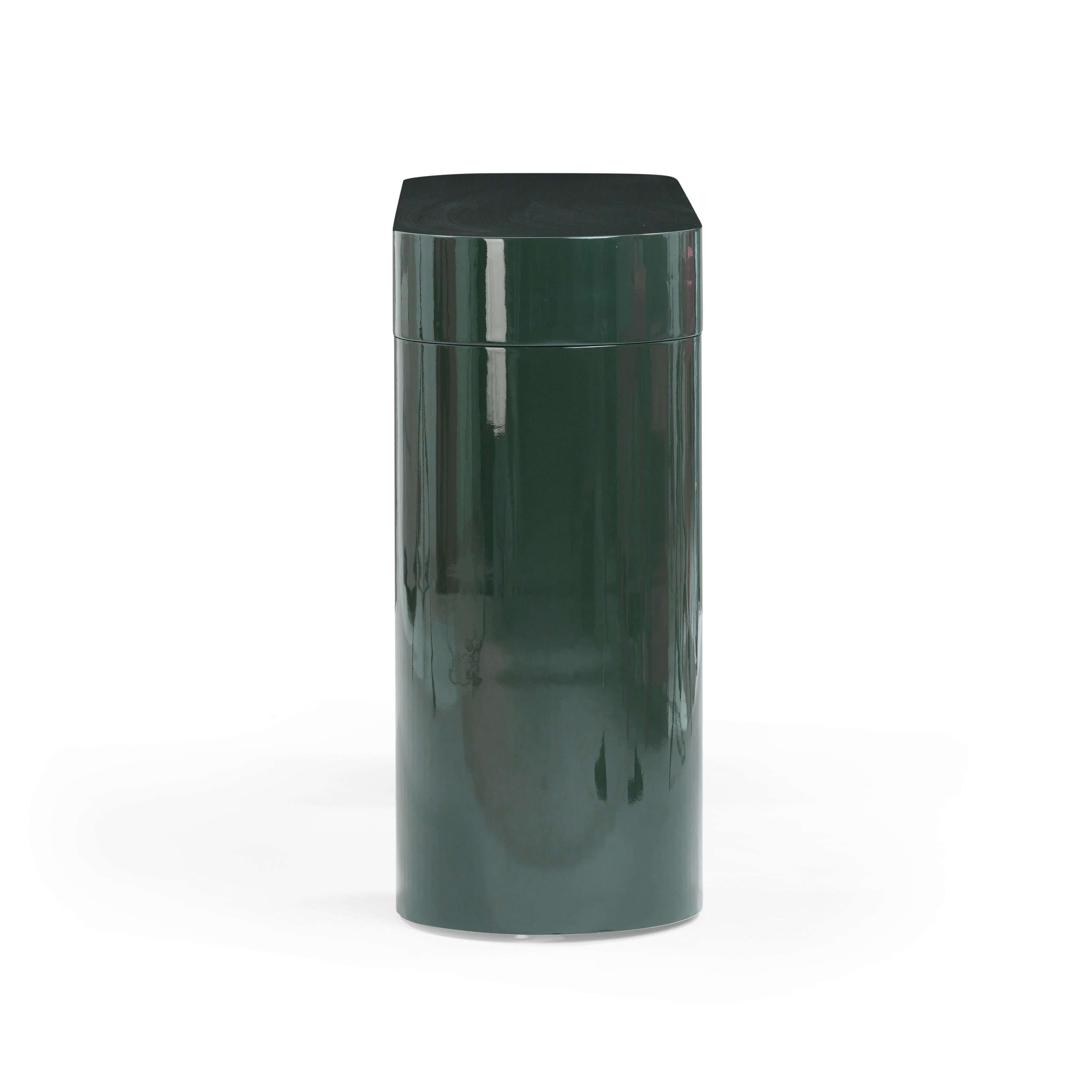 Mira Deep Green High Gloss Console Table