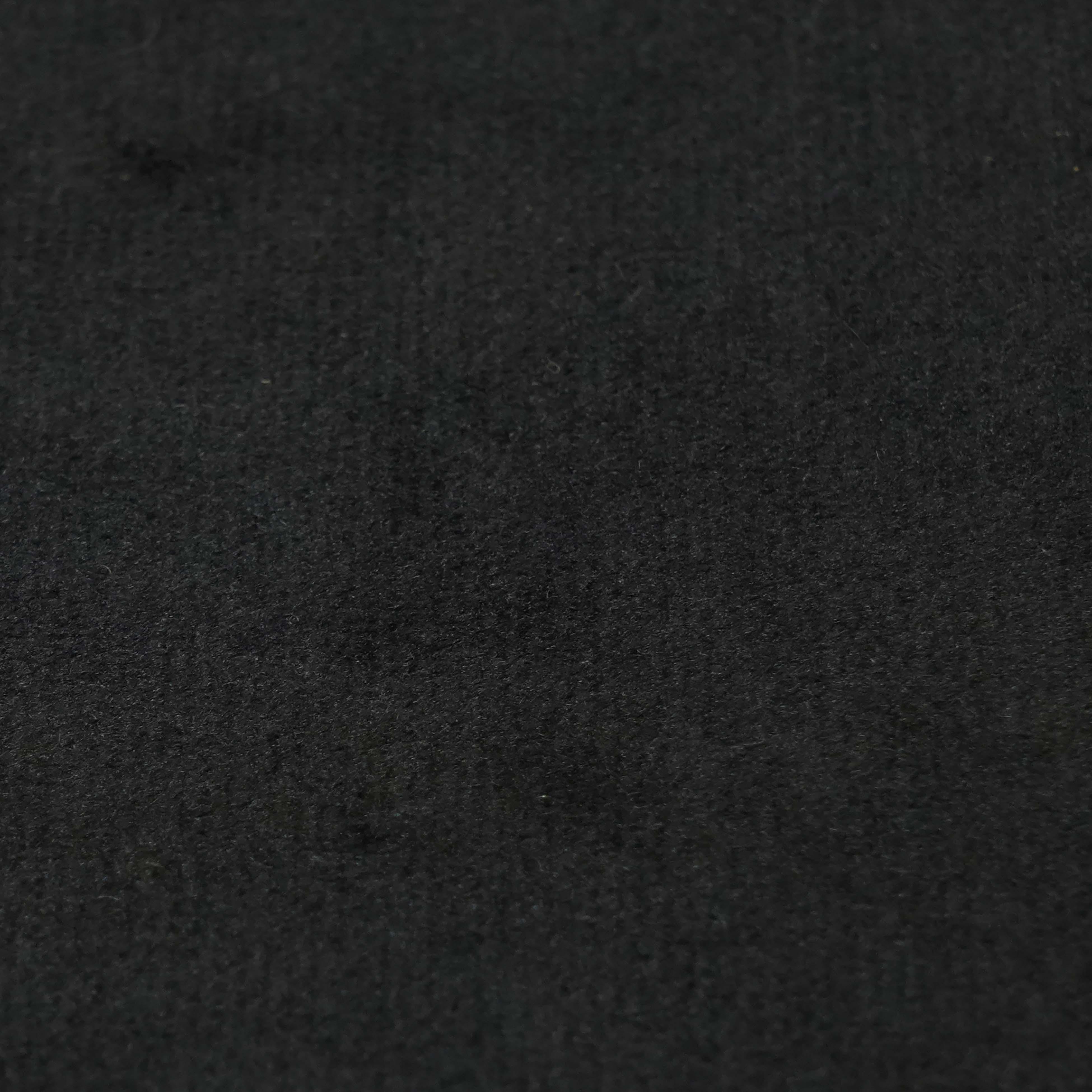 Zoe Black Velvet Storage Ottoman