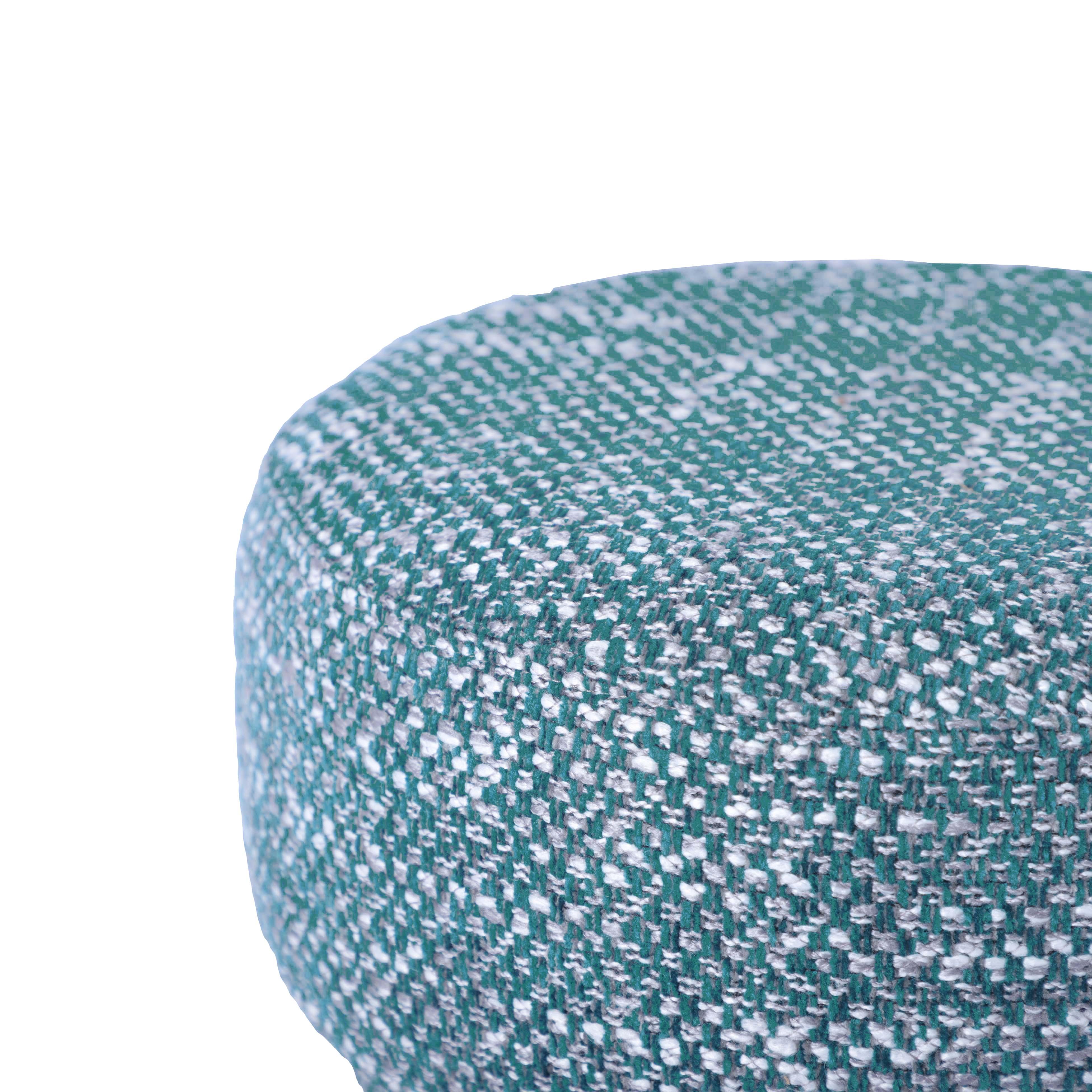 Claire Teal Knubby Stool - UK