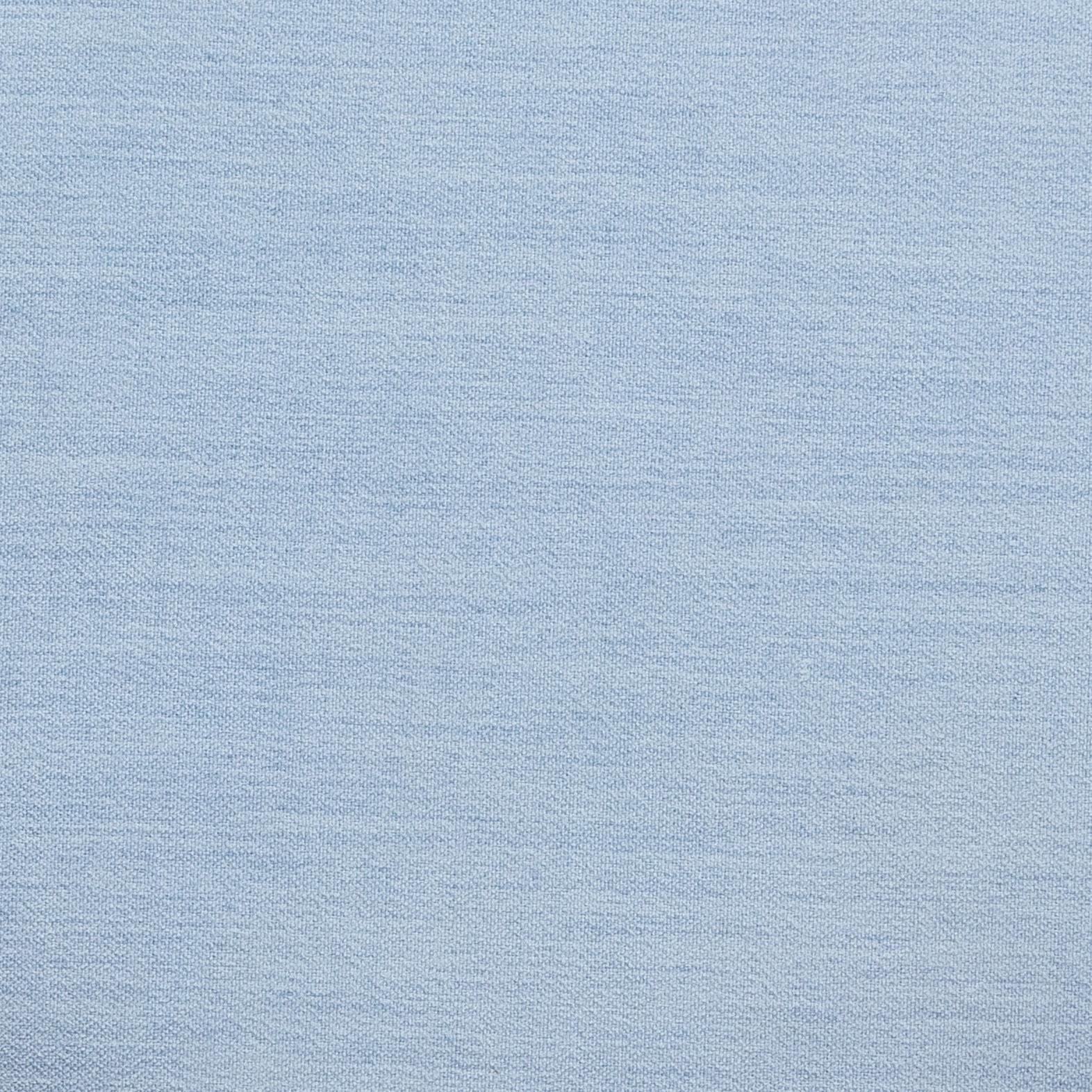 Dex Faded Blue Upcycled Fabric Ottoman