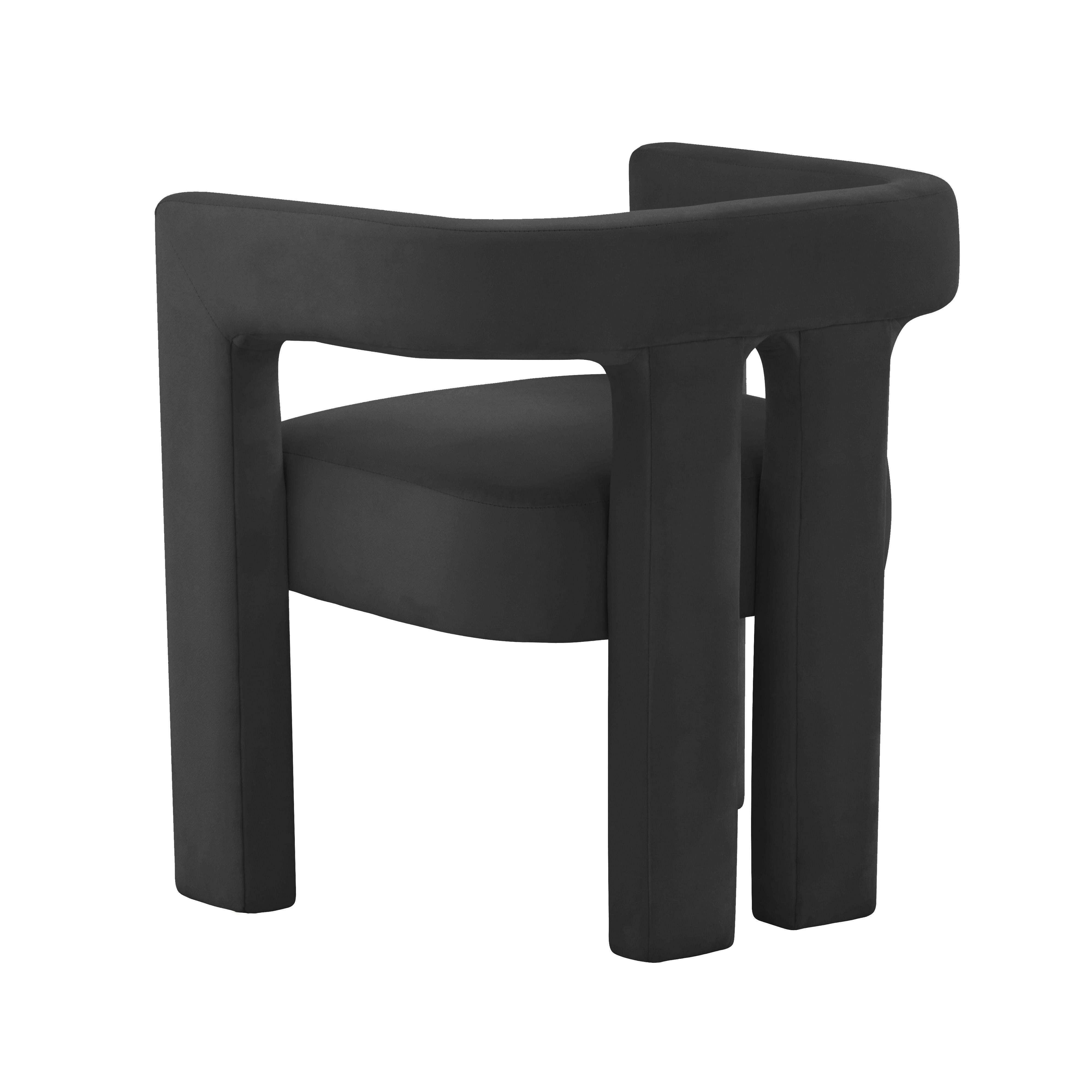 Sloane Black Velvet Chair - UK