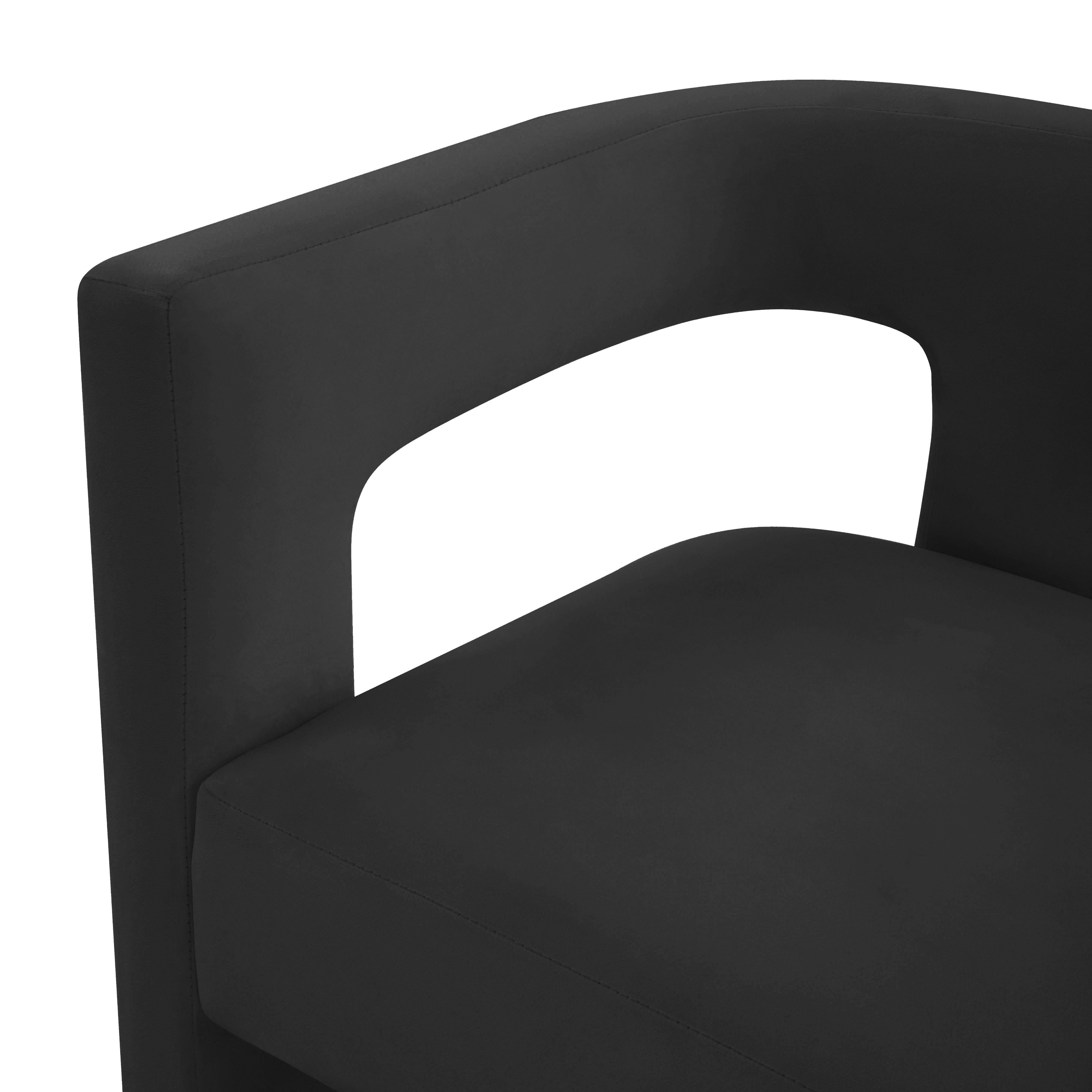 Sloane Black Velvet Chair - UK