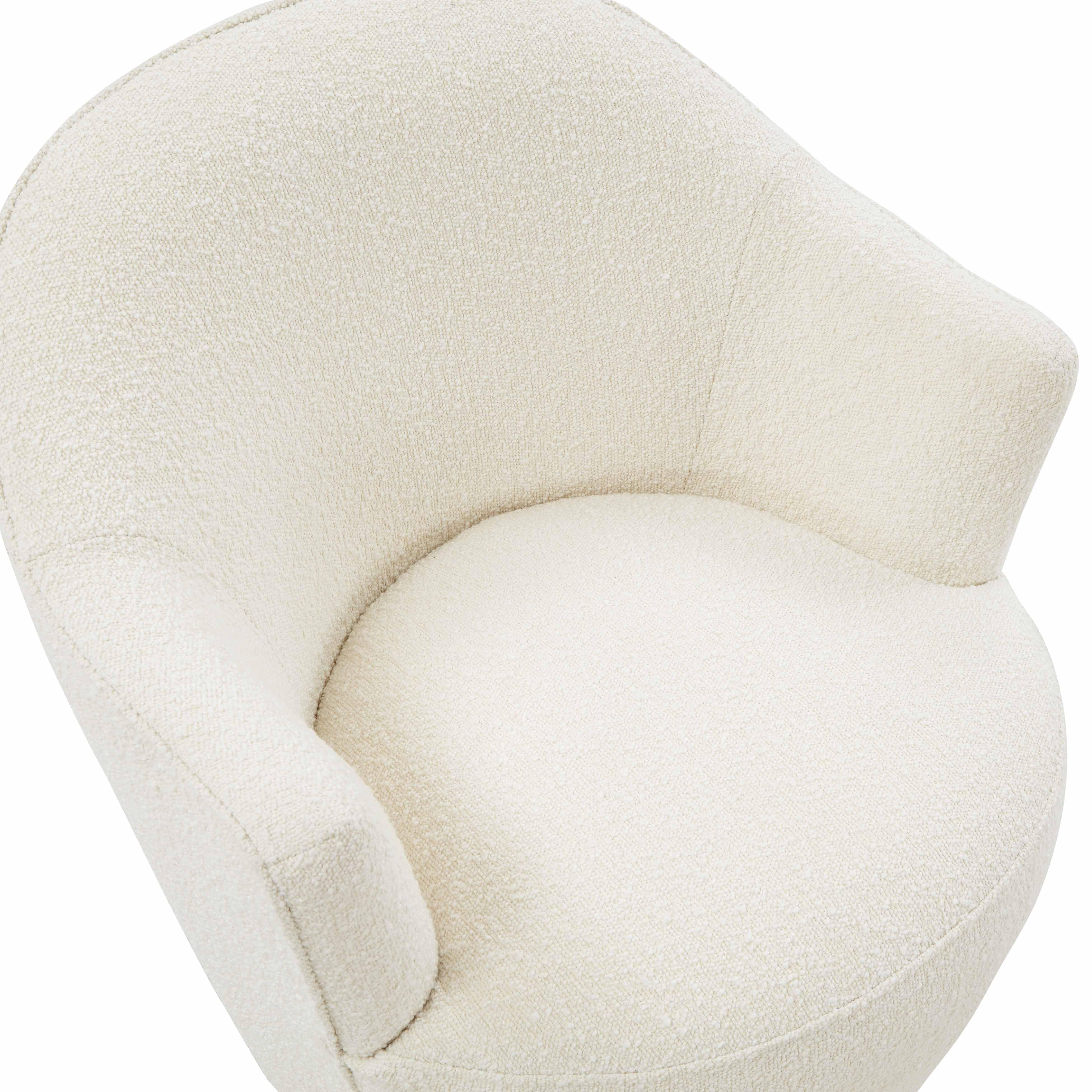 Skyla Boucle Swivel Chair - UK