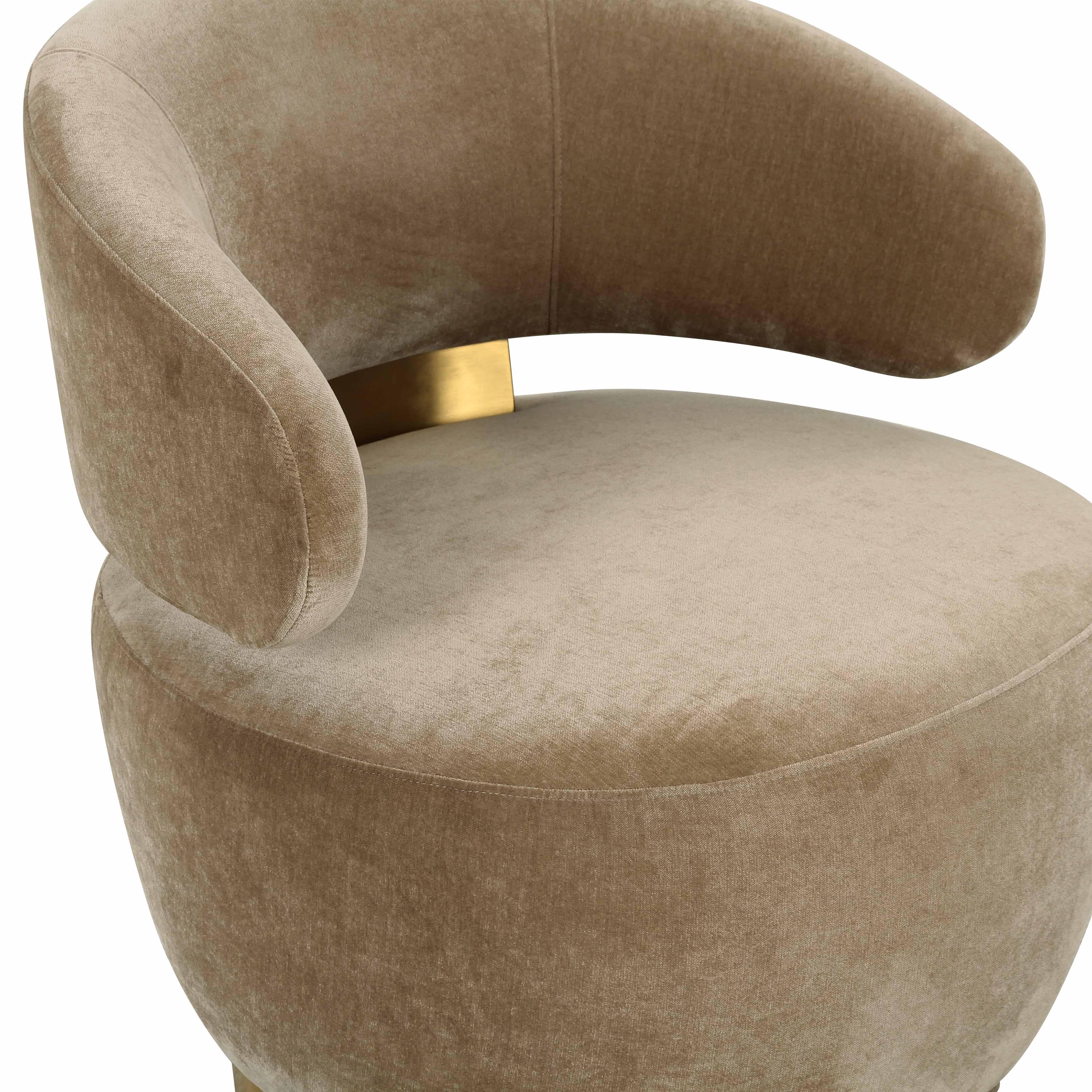 Austin Oat Recycled Fabric Swivel Chair - UK