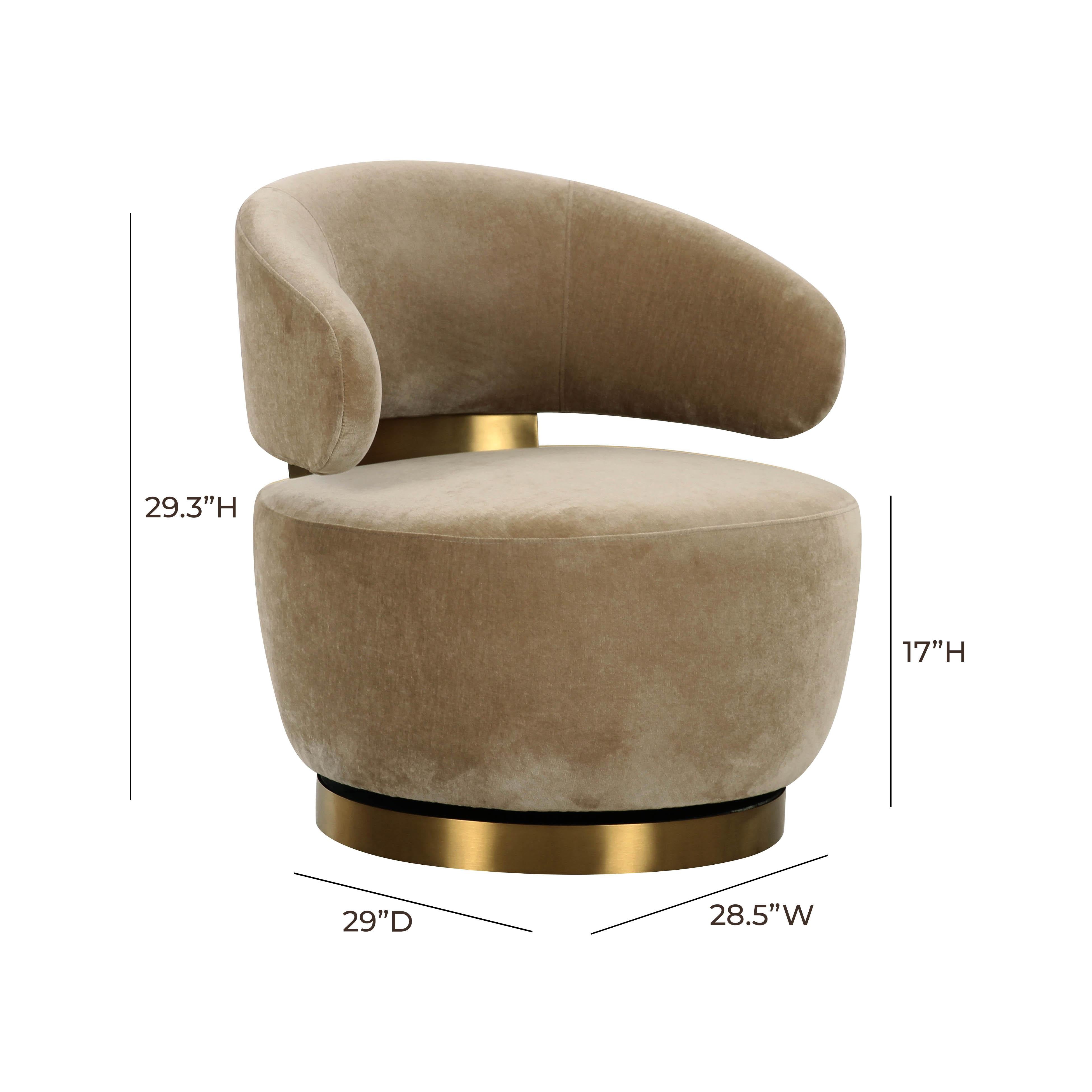 Austin Oat Recycled Fabric Swivel Chair - UK