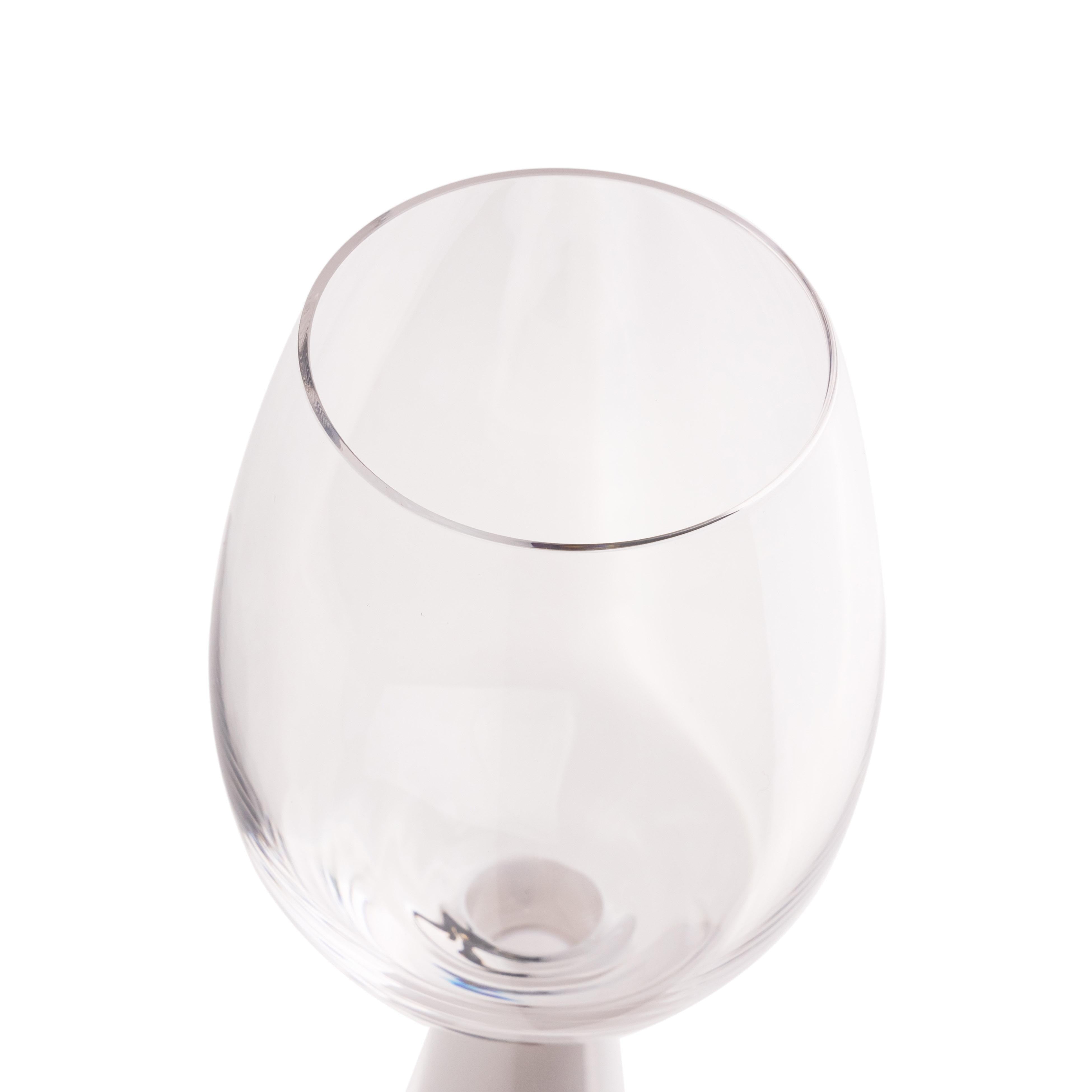 Rose White Wine Glasses - Set of 4