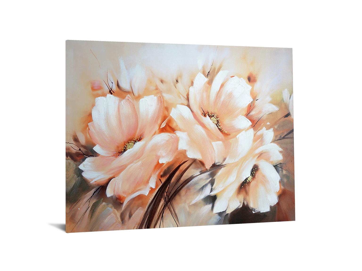 Hand Painted Textured Canvas In Frame Curated Canvas
