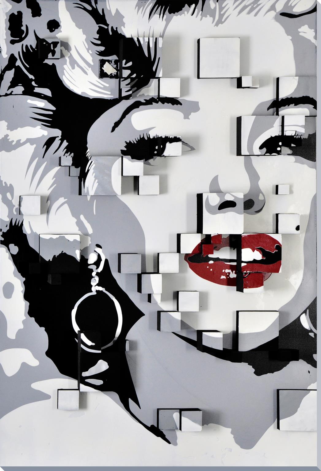 3D Print On Canvas Curated Canvas