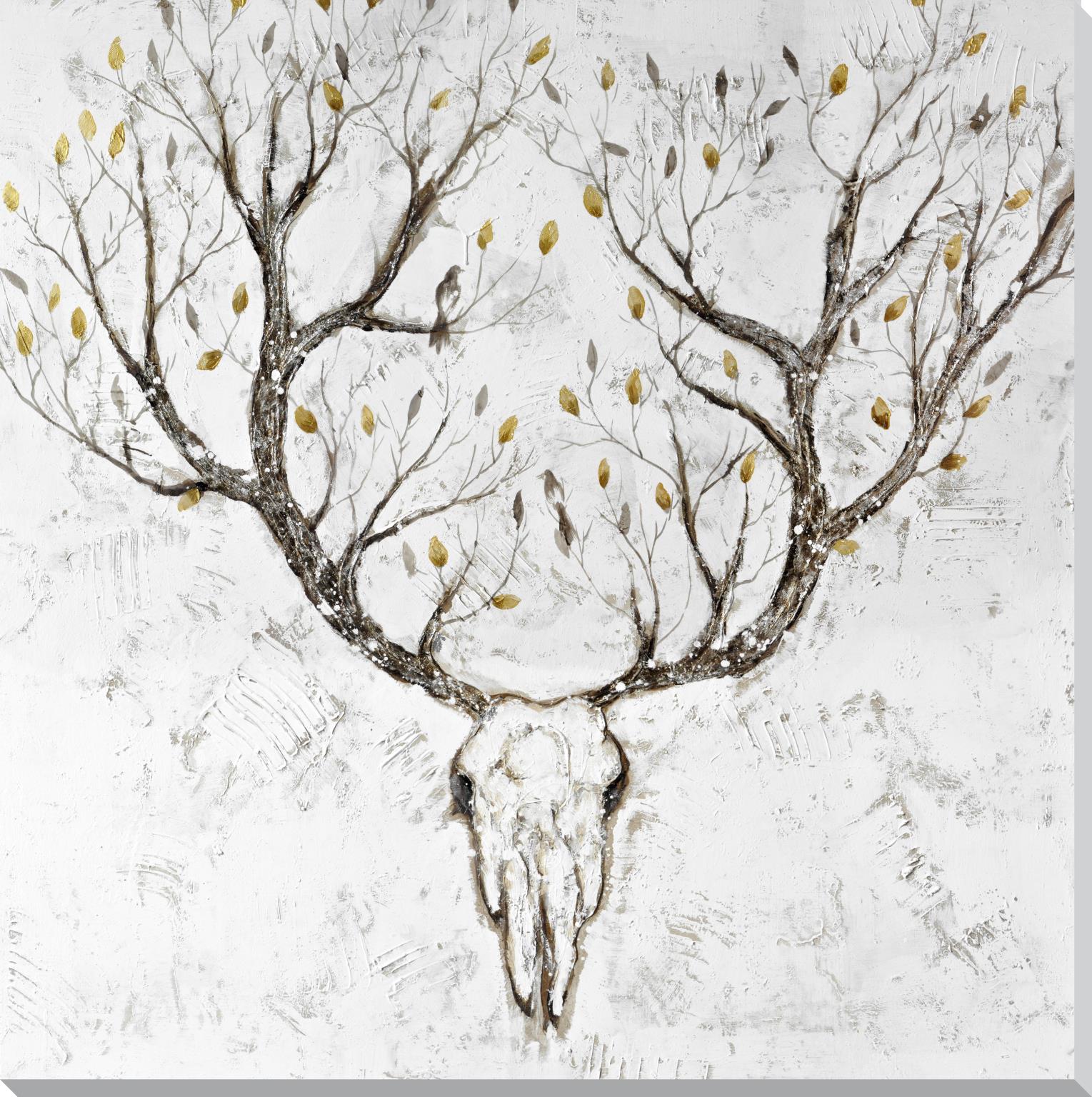 Hand Painted Textured Canvas Curated Canvas