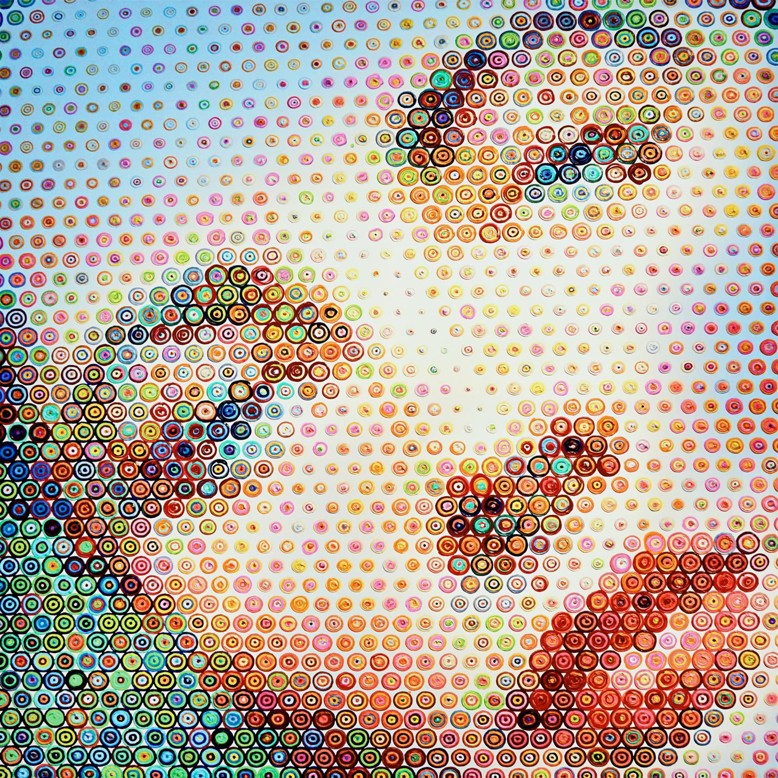 Hand Painted Textured Canvas Curated Canvas