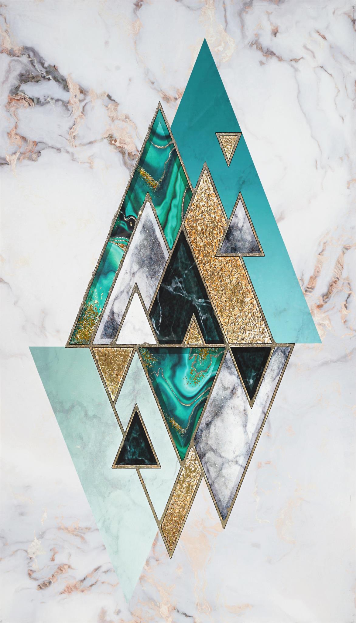 Hand Painted Textured Canvas Curated Canvas