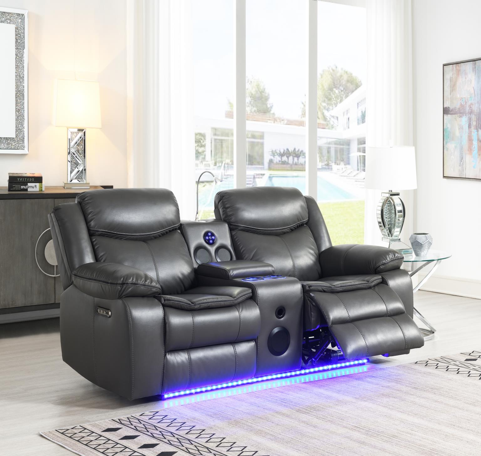 Altari Gray Power Reclining Living Collection
