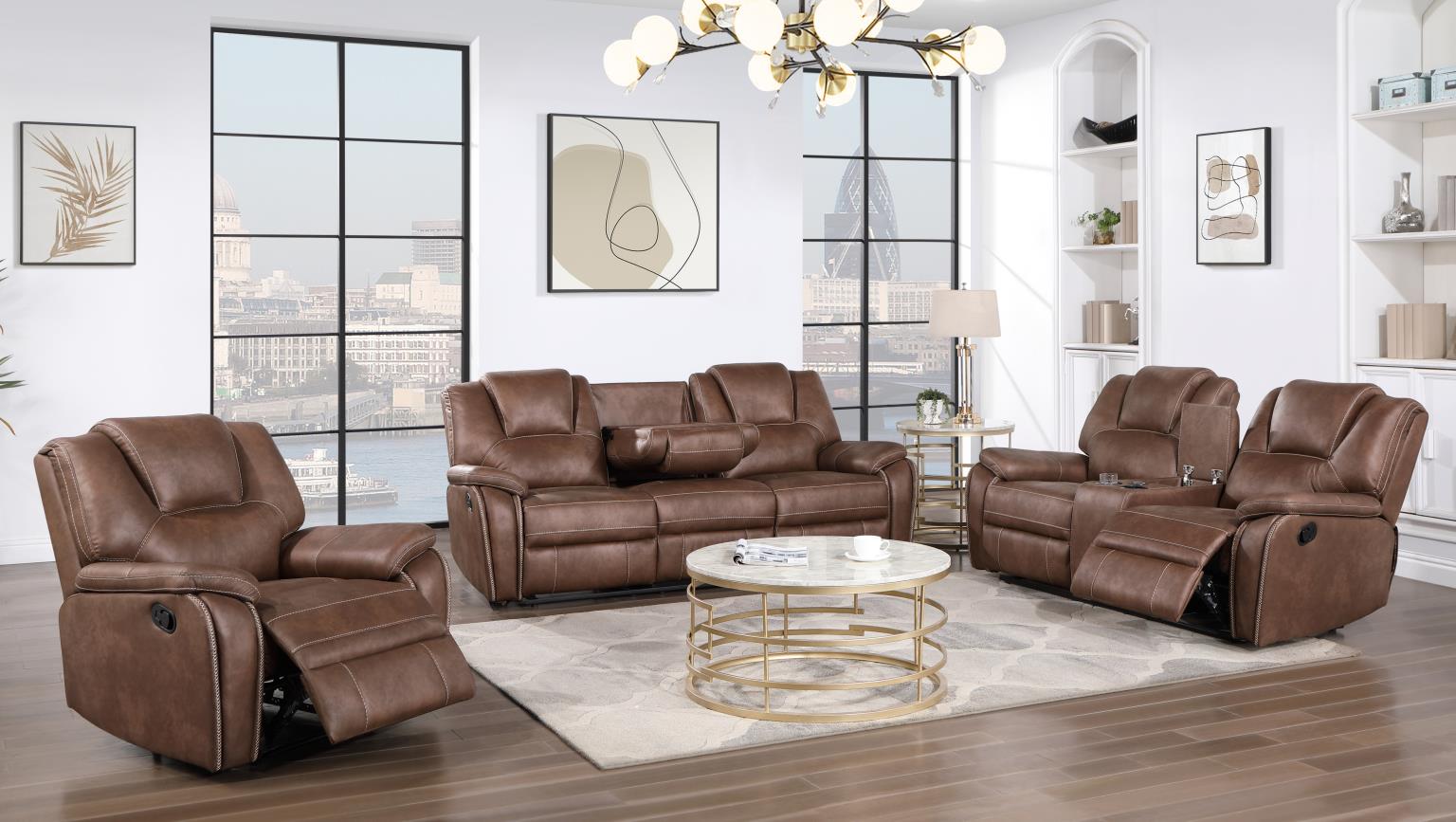 Bence Brown Reclining Living Collection