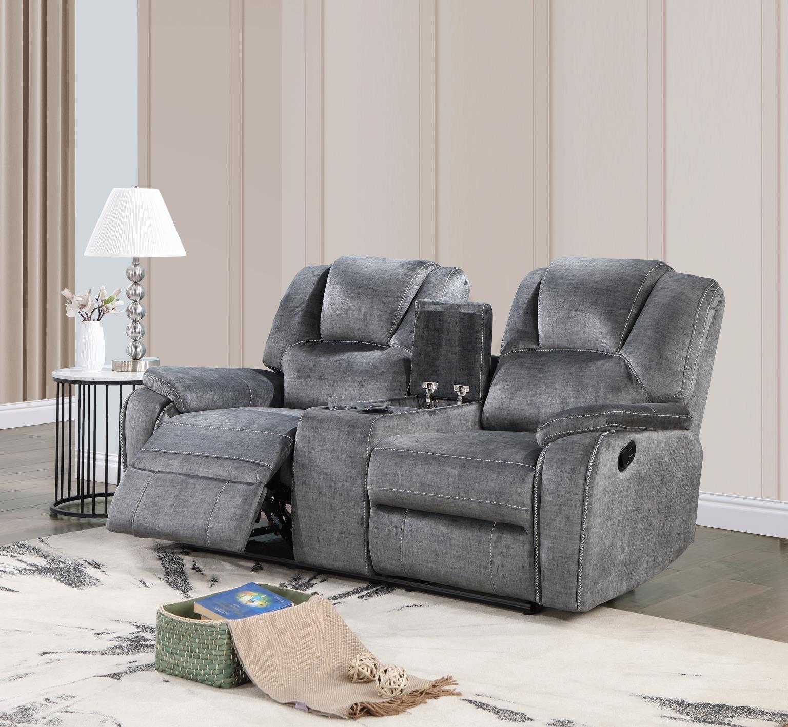 Bence Gray Reclining Living Collection