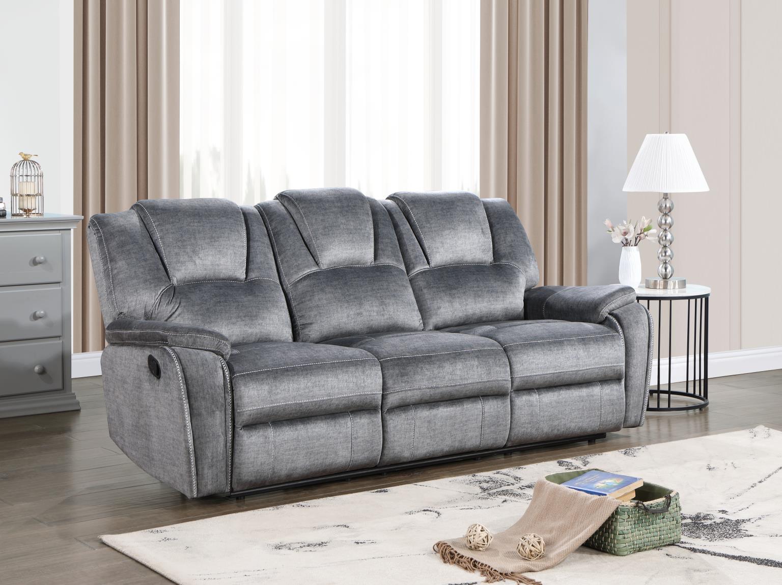 Bence Gray Reclining Living Collection
