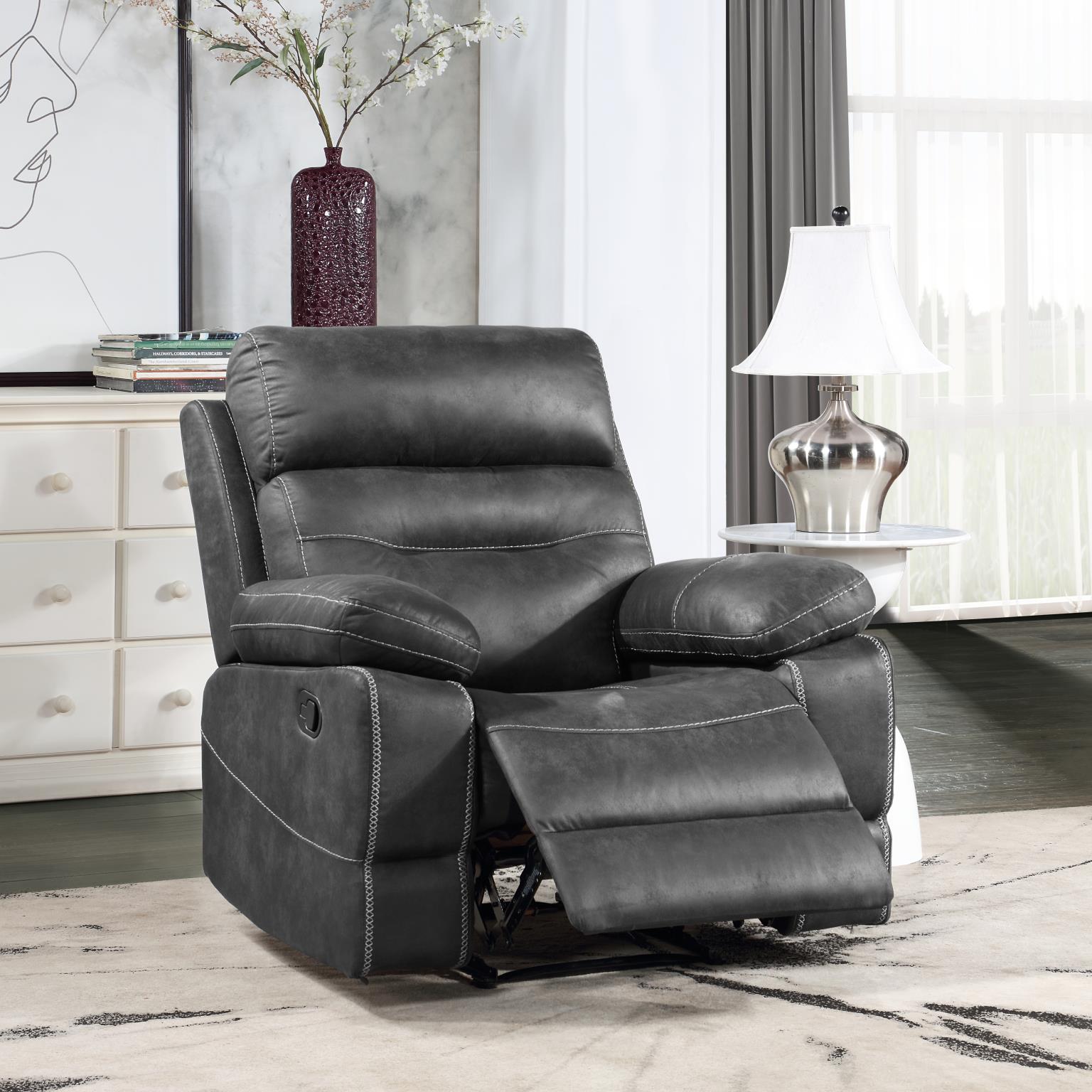 Austin Charcoal Motion Living Collection