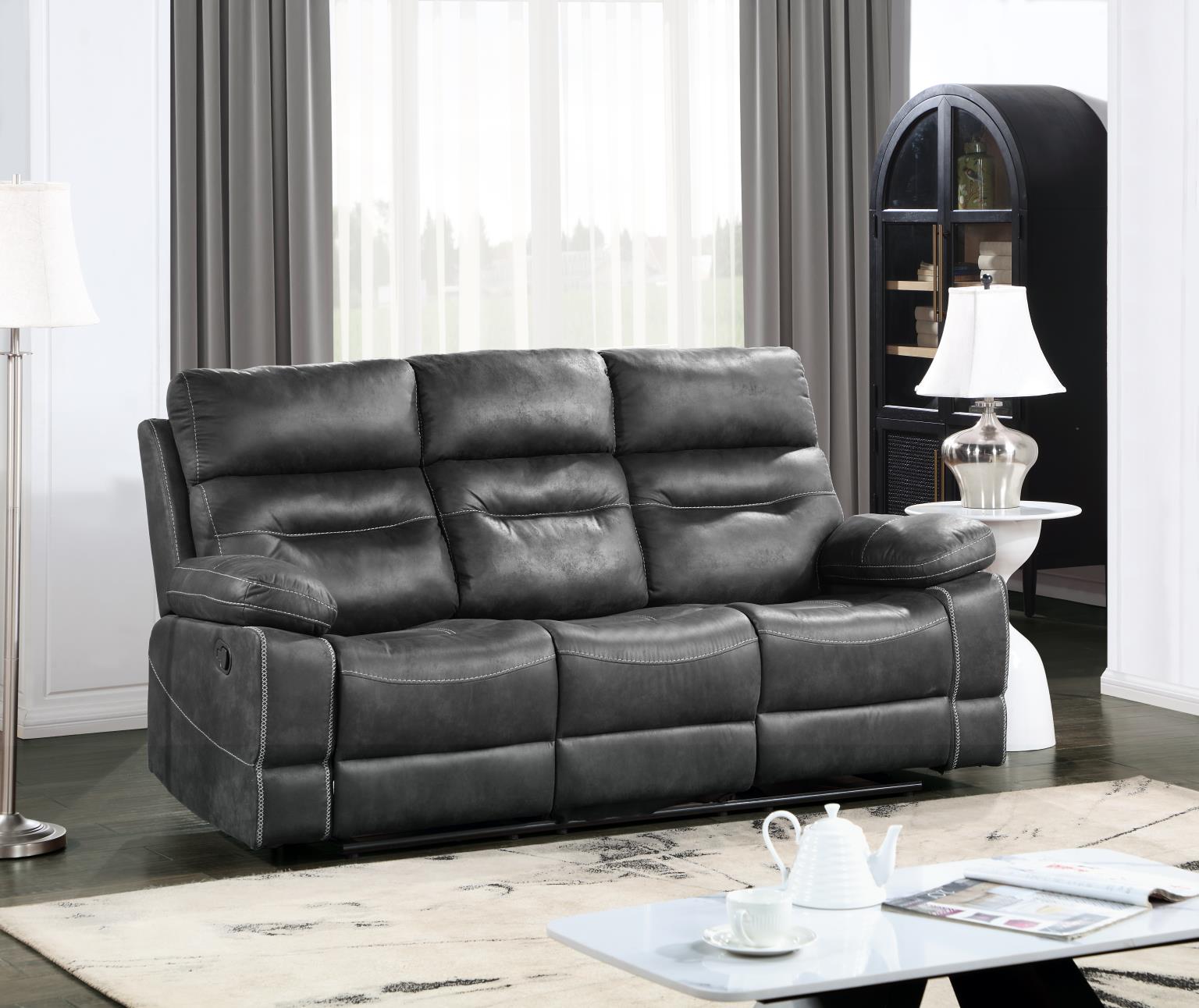 Austin Charcoal Motion Living Collection