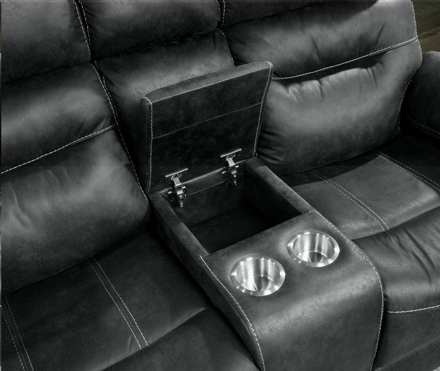 Austin Charcoal Motion Living Collection