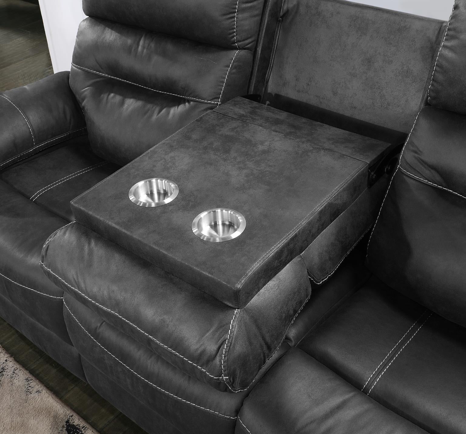 Austin Charcoal Motion Living Collection