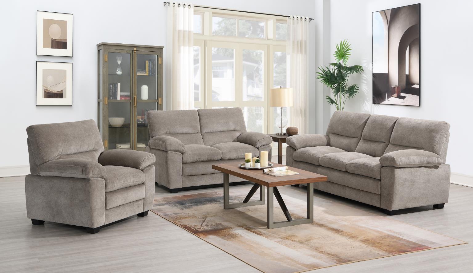 Asherton Mocha Living Room Collection