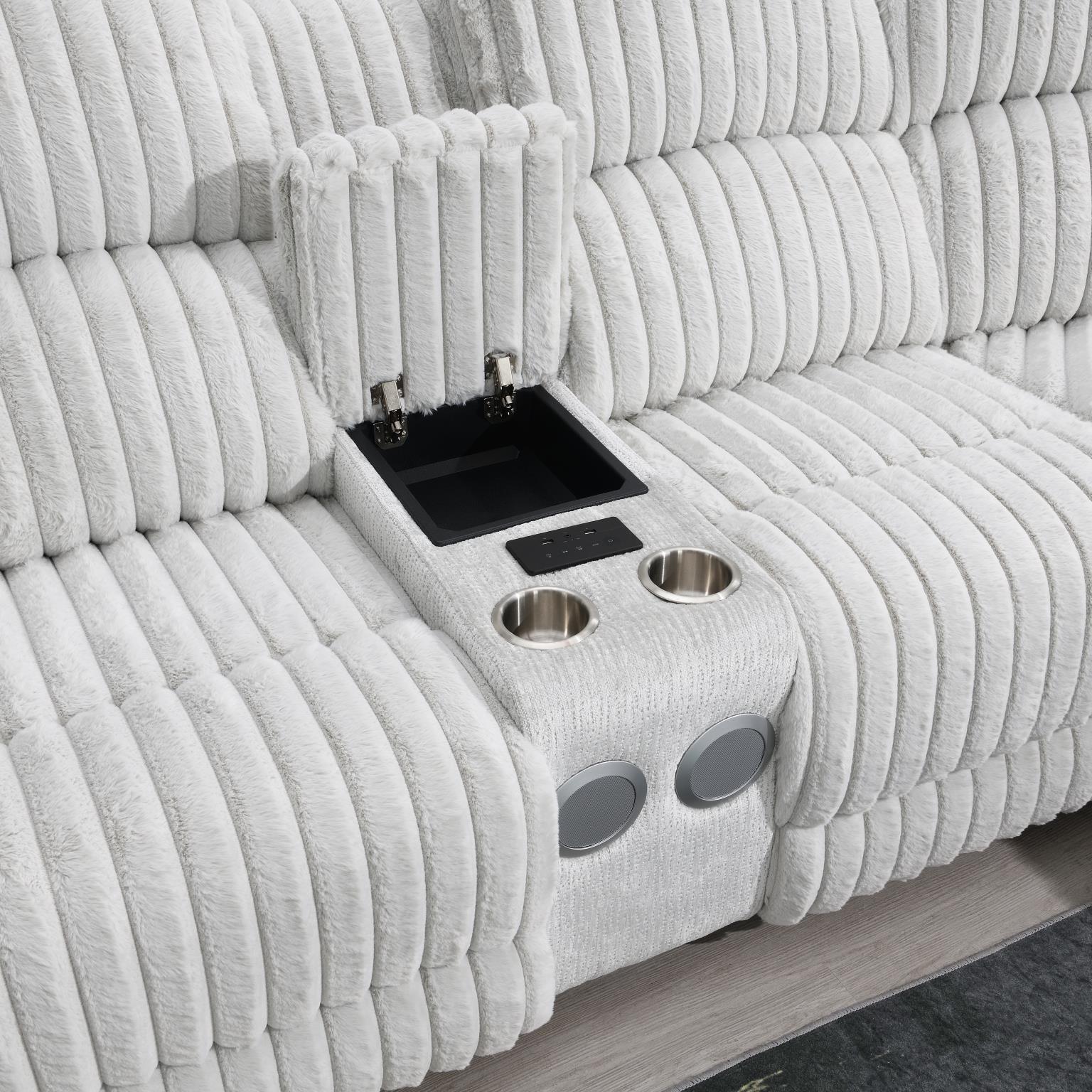 Great Gray Corduroy Living Collection