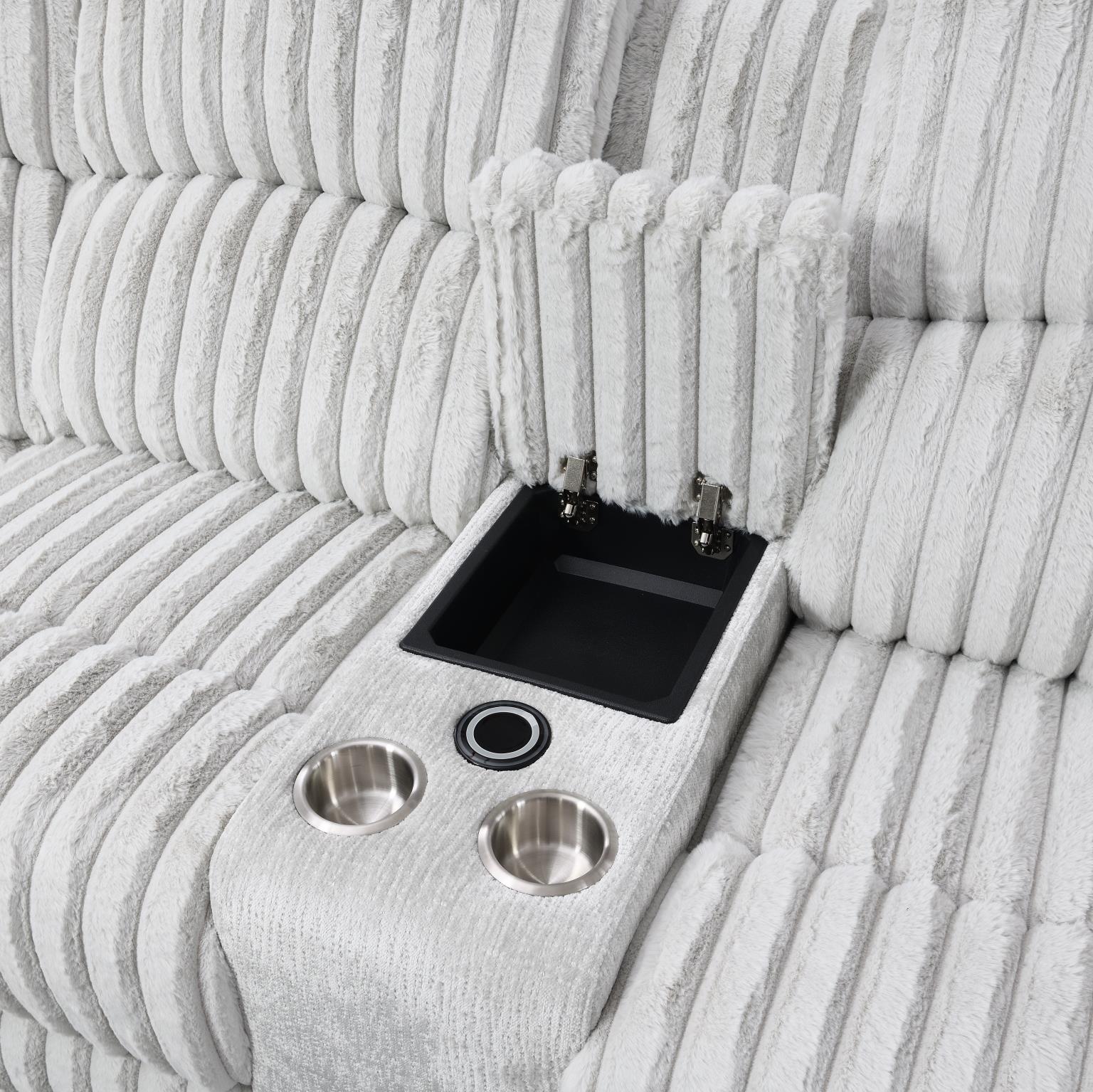 Great Gray Corduroy Living Collection