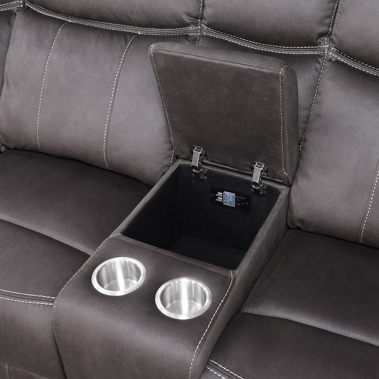 Hadley Brown Reclining Sectional Living Collection