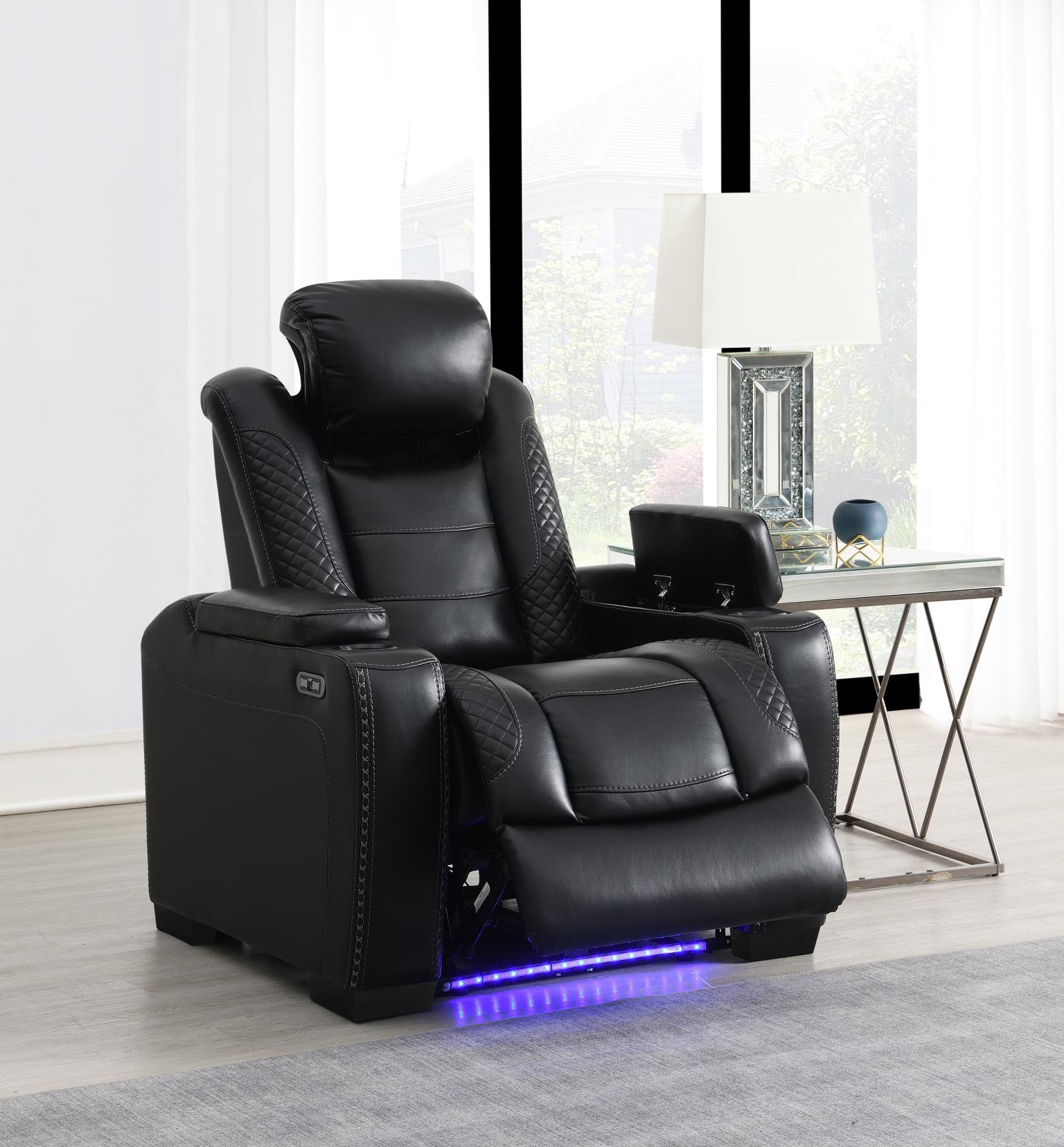 Hunnley Black Power Reclining Living Collection