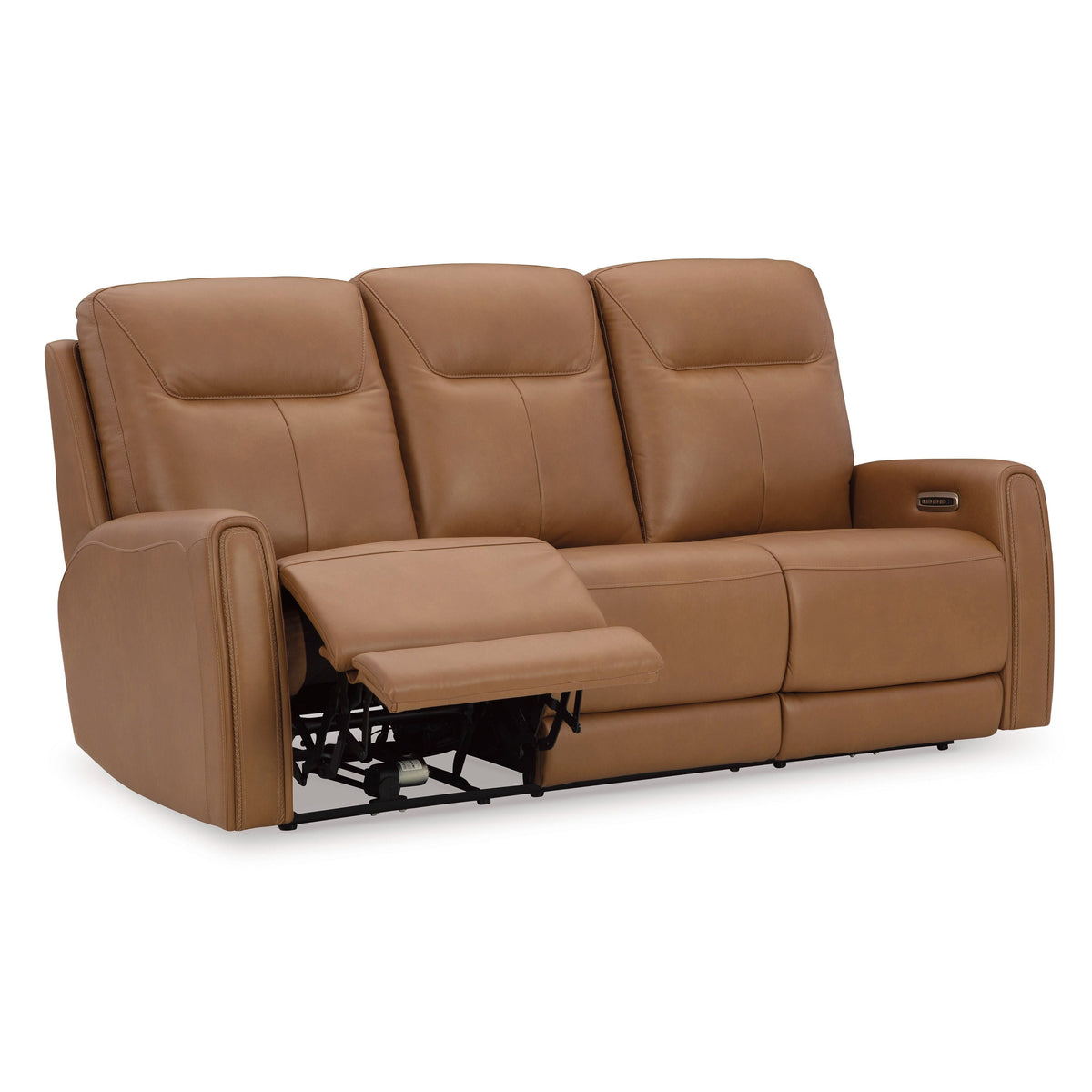 Tryanny Butterscotch Leather Power Reclining Sofa & Loveseat
