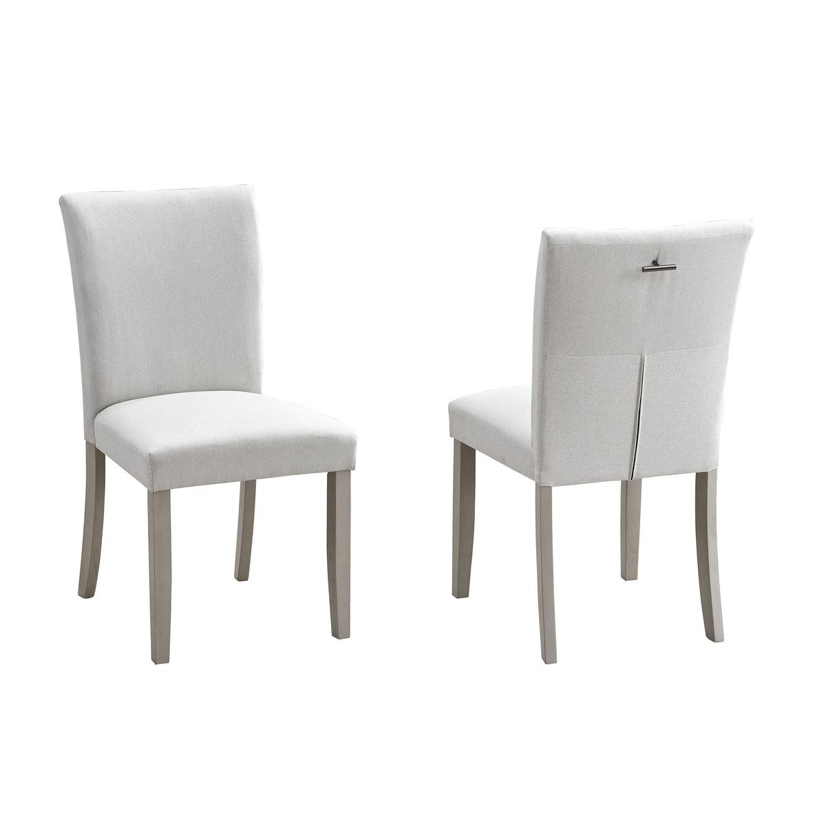 Urban Grey 7-Piece Dining Set — Fabric Chairs