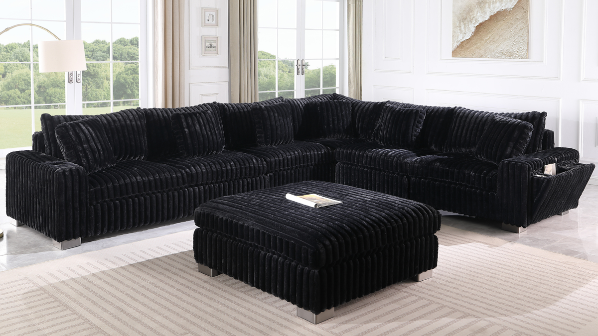 Snuggle Station Sectional — Bluetooth Speakers & Wireless Charging