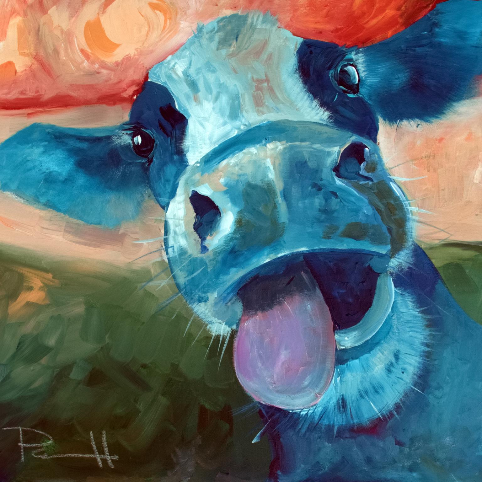 Gallery Wrapped Giclee On Canvas 30% Knife Texture 1.5" Stretcher Bar Curated Canvas