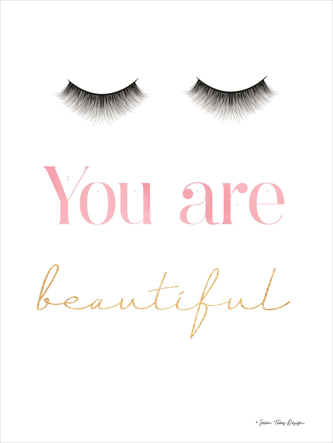 Youth Eyelashes Curated Canvas