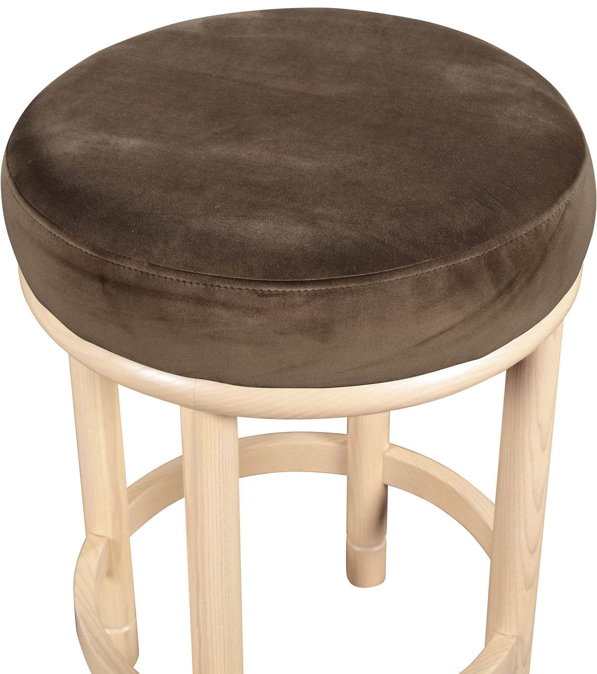 Monette - Counter Stool with Natural Base