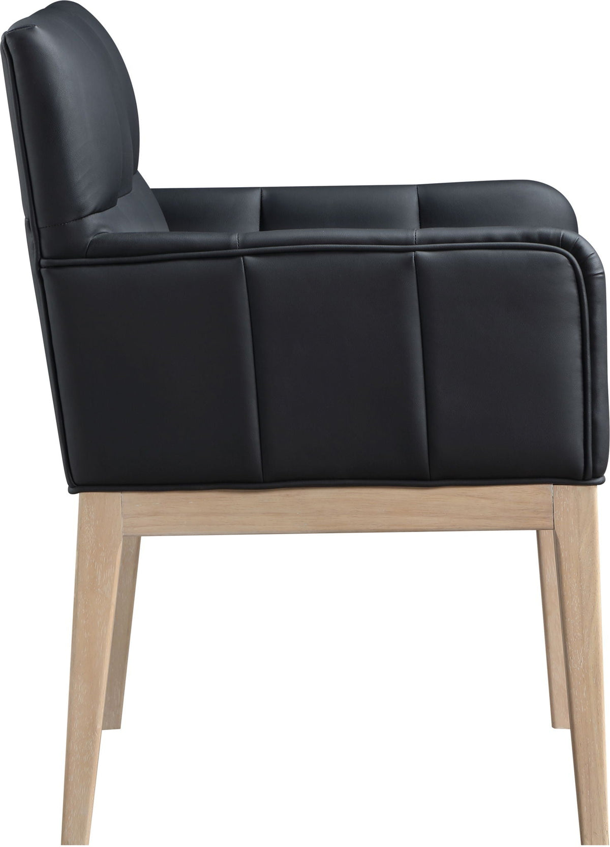 Adrian - Dining Arm Chair (Set of 2) with Light Brown Legs