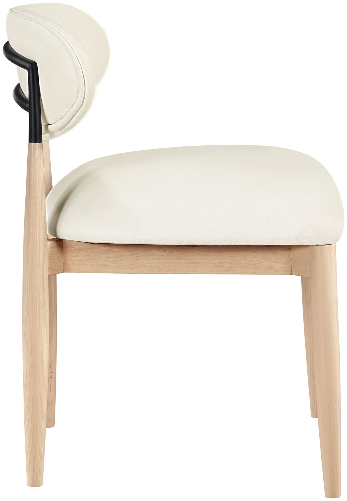 Riccio - Side Chair (Set of 2) with Natural Frame