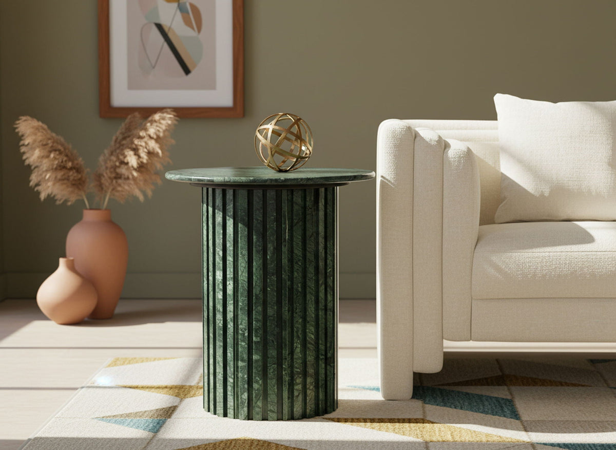 Genoa - Marble & Travertine Table - Table