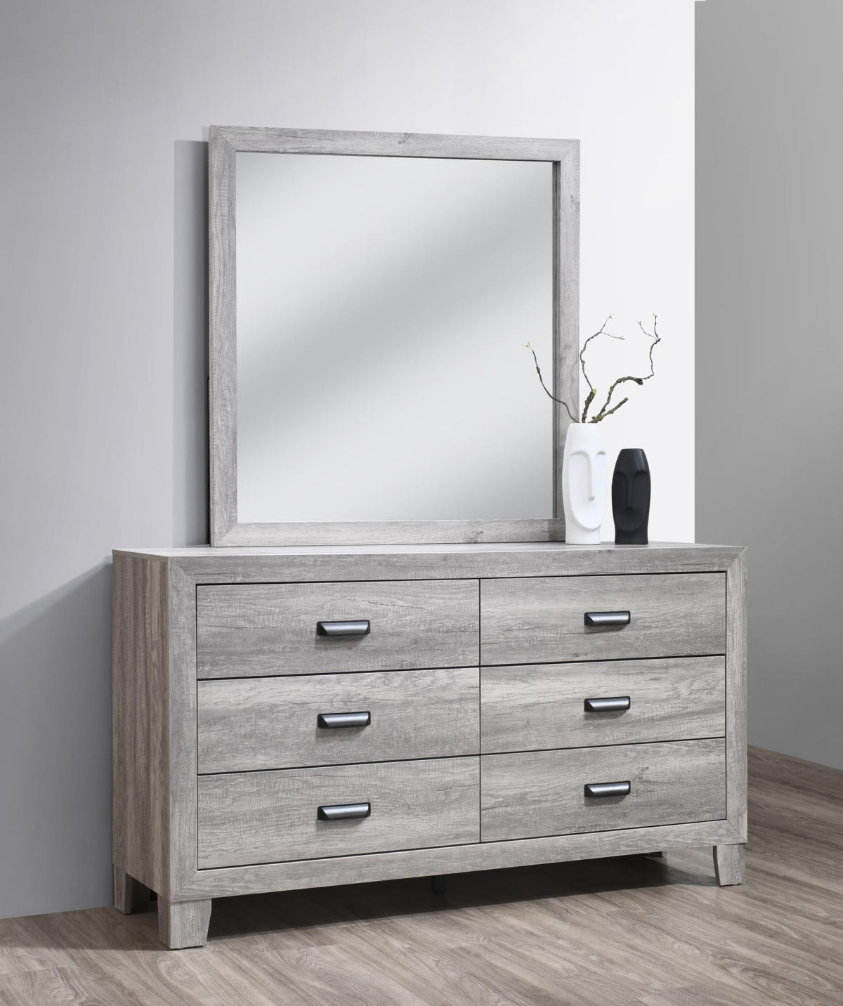 B520 Gray Bedroom Set — 3-Piece Set