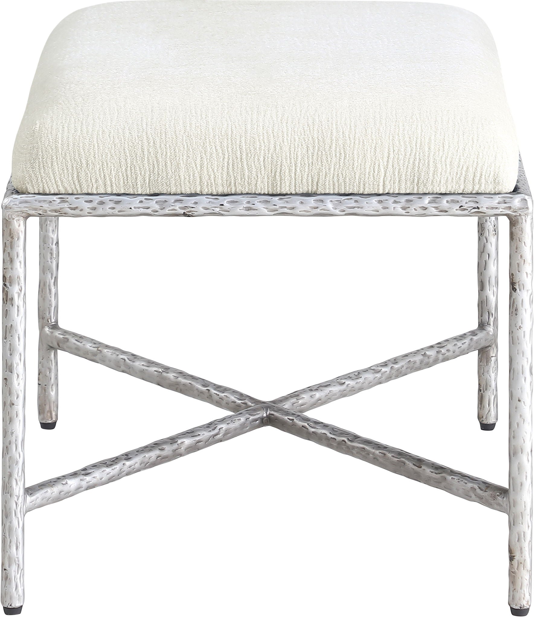 Valley - Bench With Silver Frame