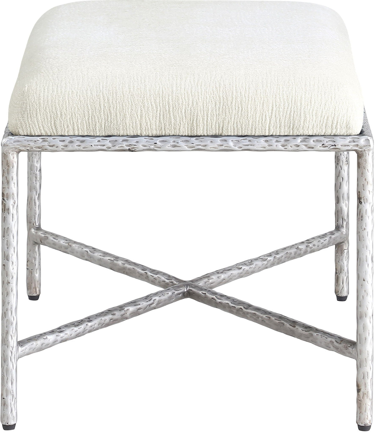 Valley - Bench with Silver Frame