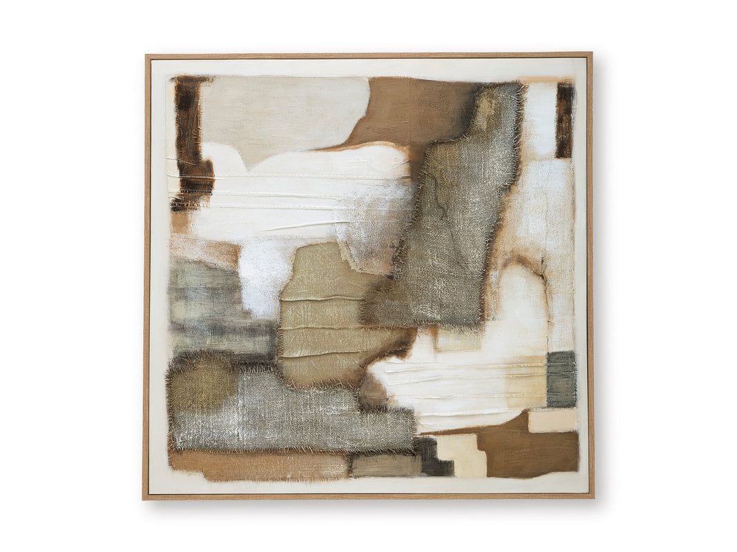 Ashley A8000497 Wall Art — Fabric-Embellished Canvas, Hangs 4 Ways