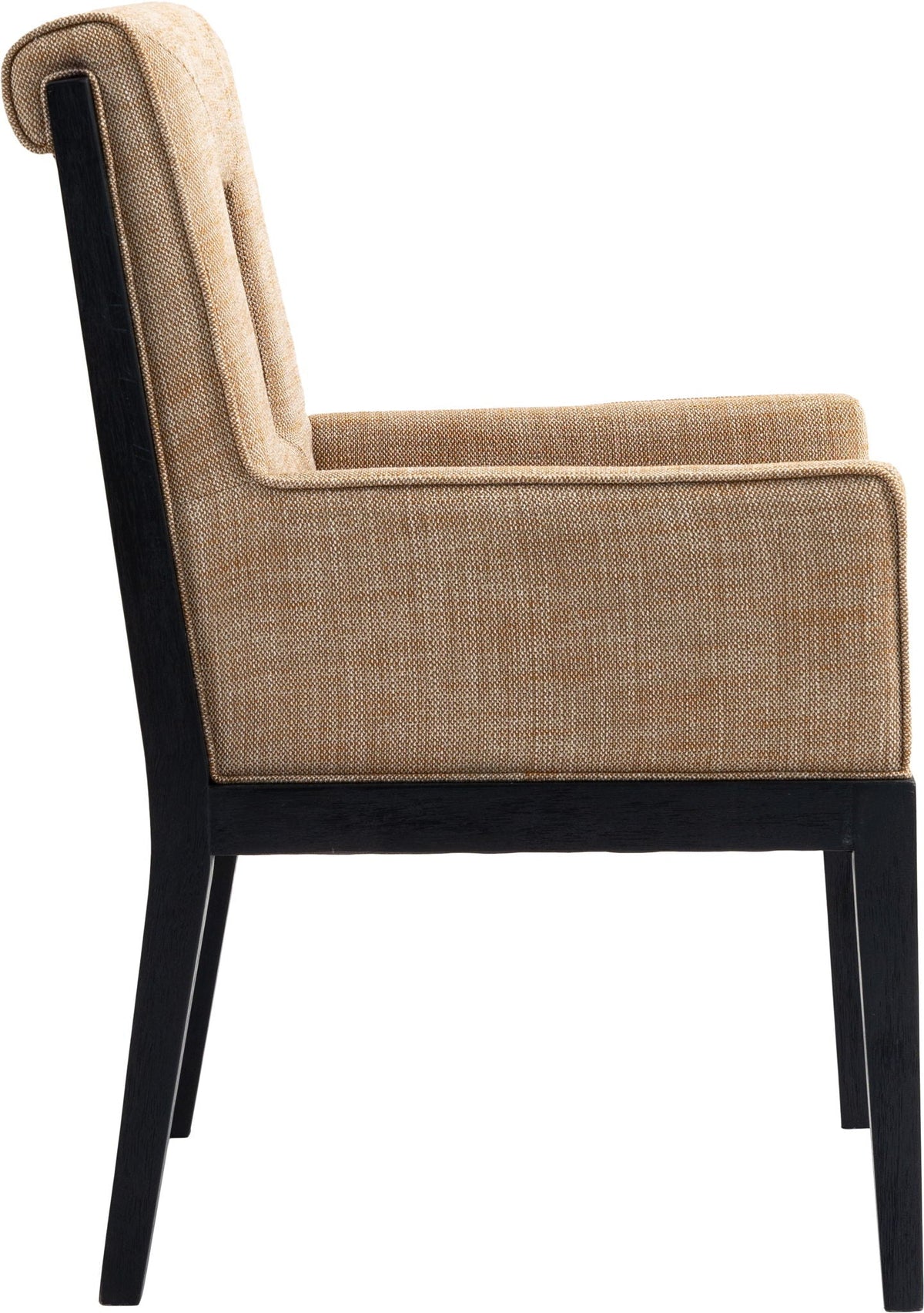 Gwendolyn - Dining Arm Chair with Black Frame